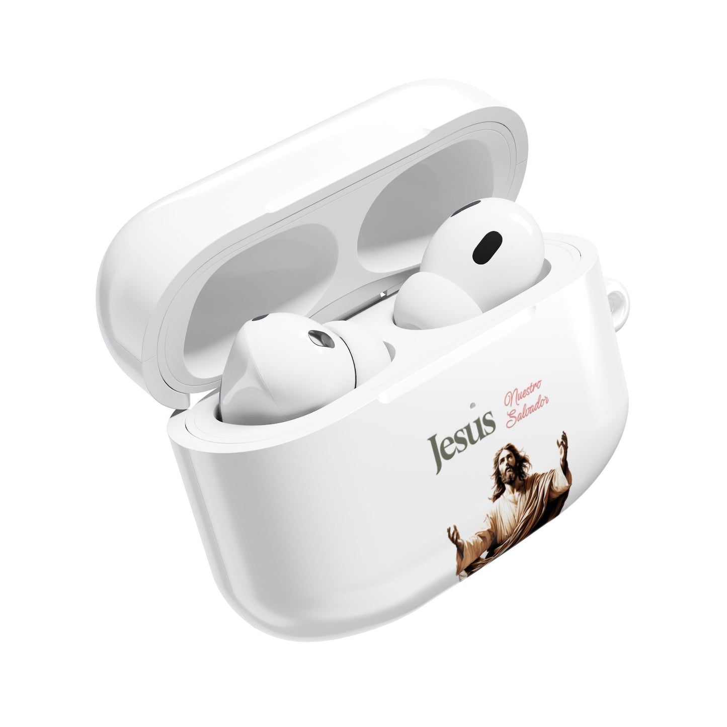 Faith Hope Love AirPod Case — Jesus Maria Christian Protective Cover
