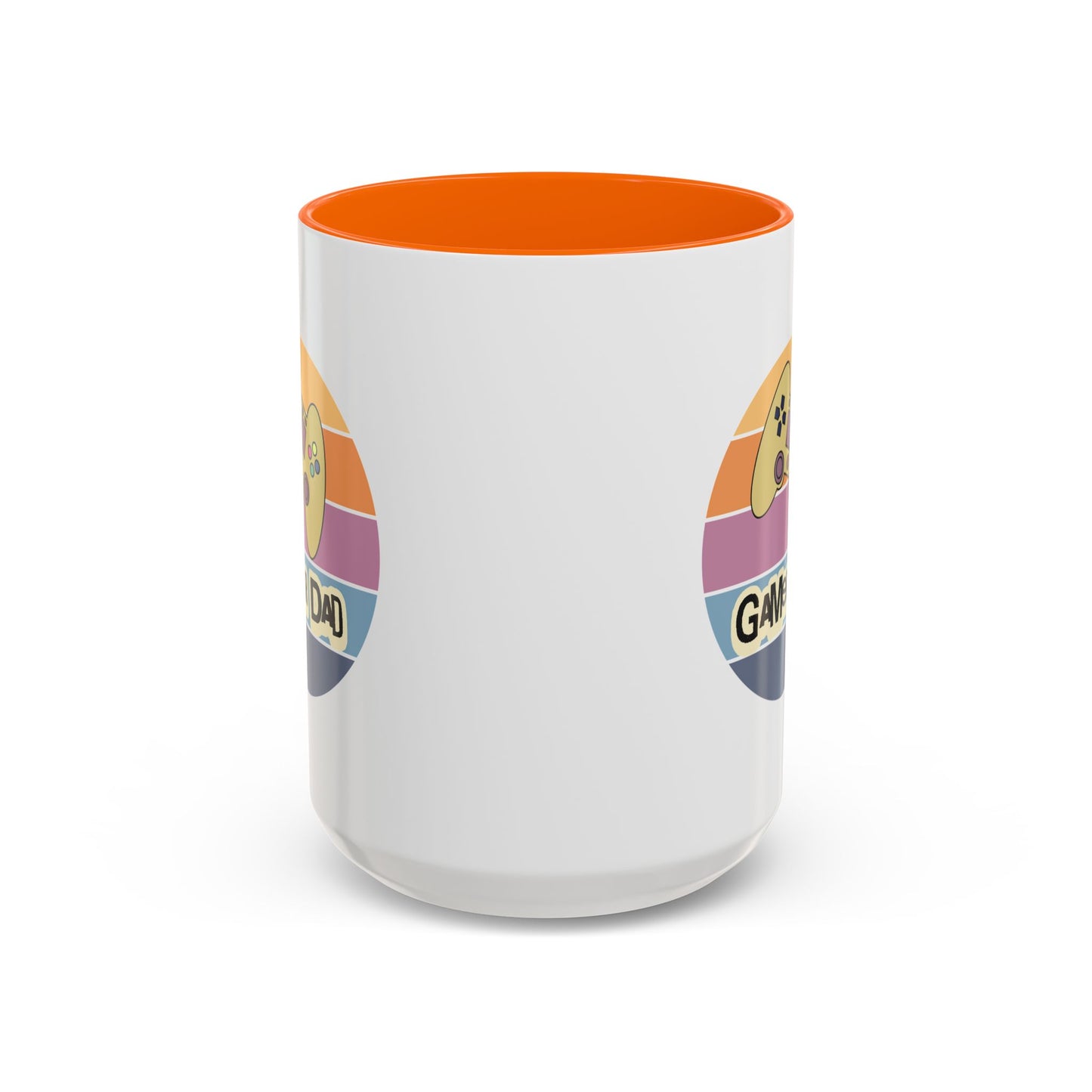 Gamer Dad Coffee Mug — Retro Controller Accent Mug (11/15 oz)