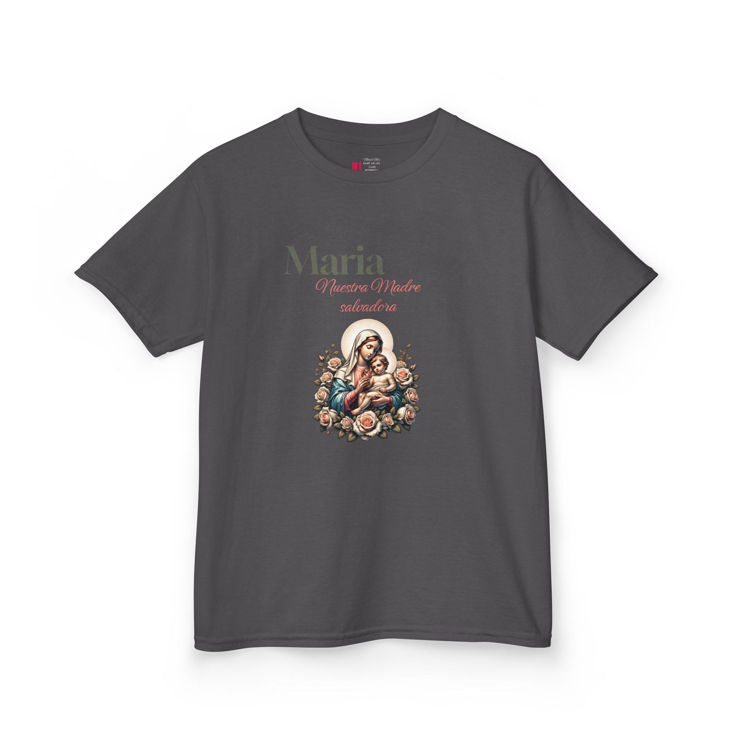 Kids Maria Virgen Faith T-Shirt — Religious Catholic Children's Tee