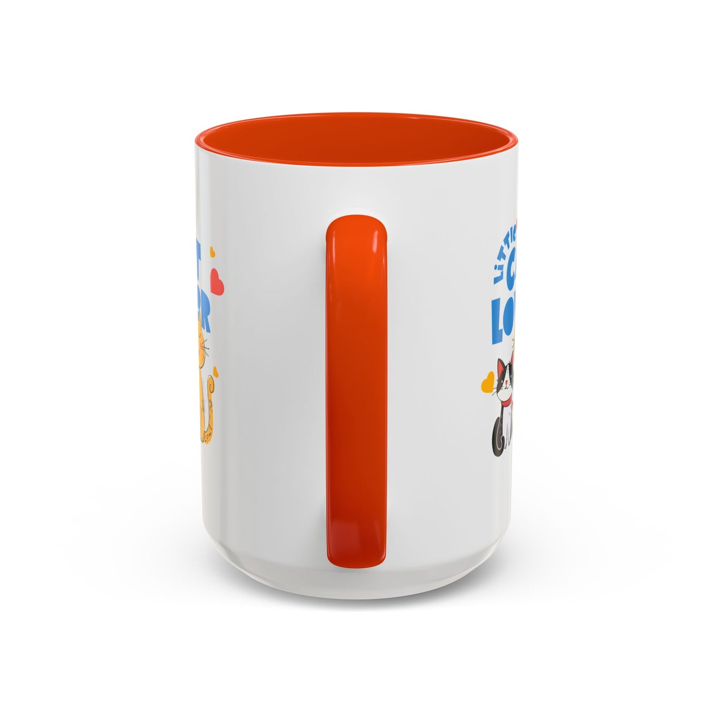 Cat Lover Mug — Colorful 11oz/15oz Ceramic Coffee Cup (Little Cat Lover Design)