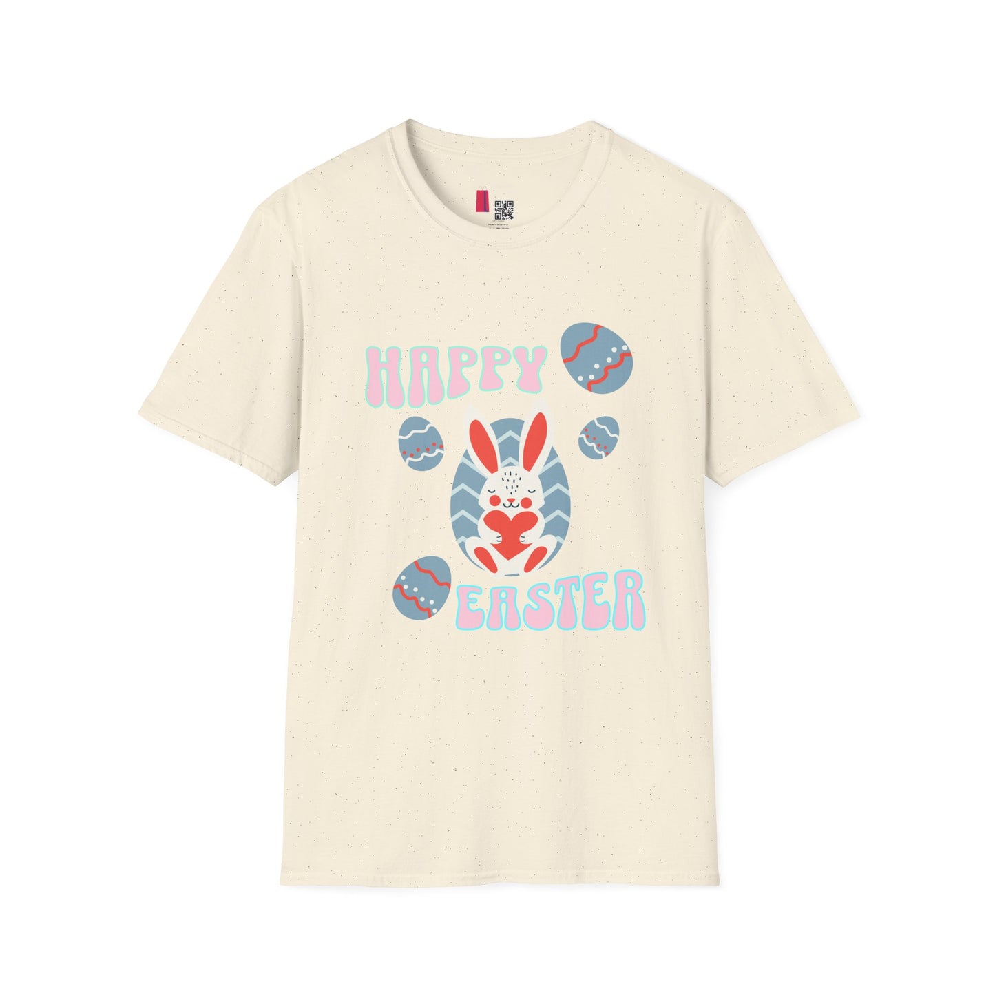 Happy Easter Bunny T-Shirt — Cute Pastel Easter Eggs Design
