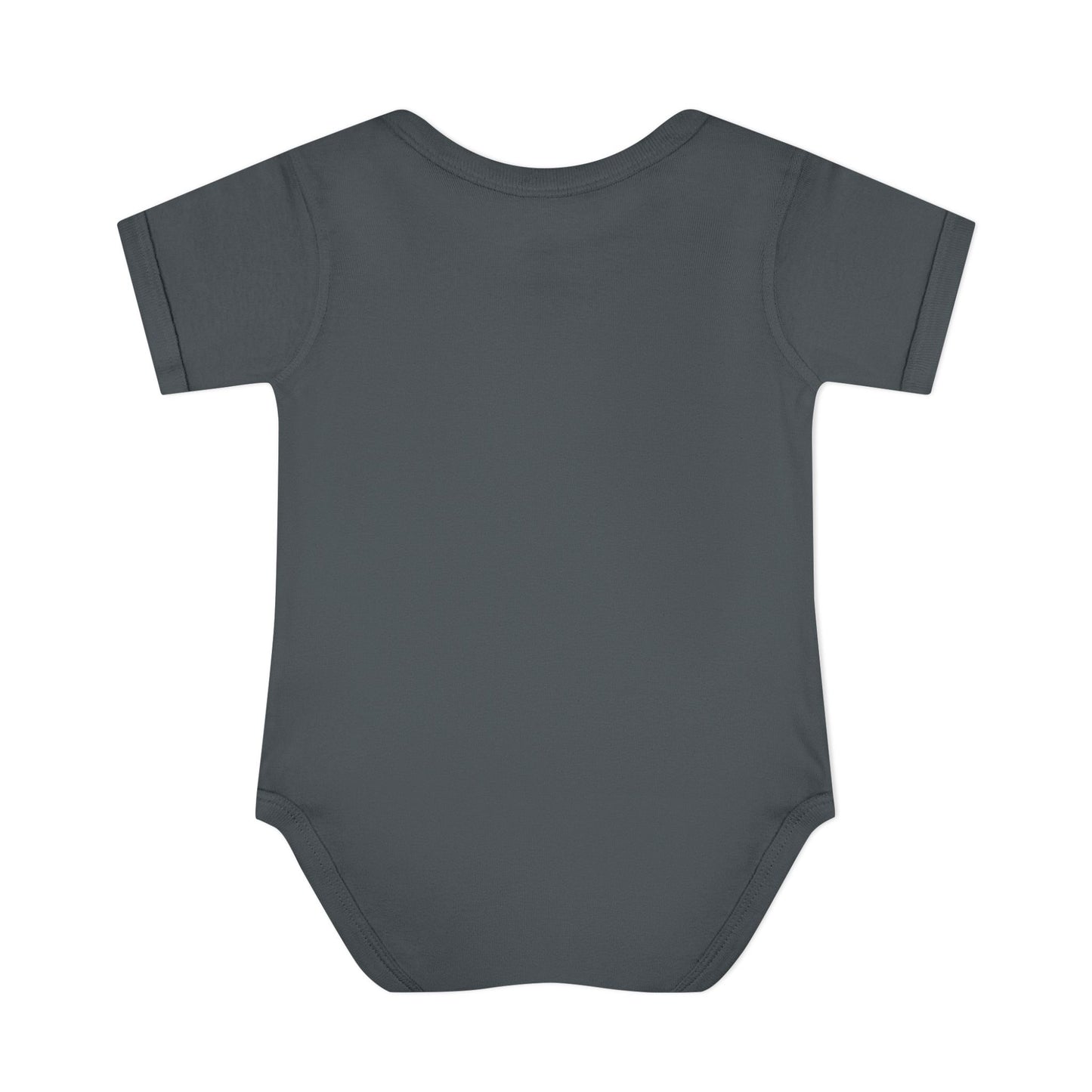 Baby Bodysuit — Cute Rainbow with Smiling Clouds Infant Onesie