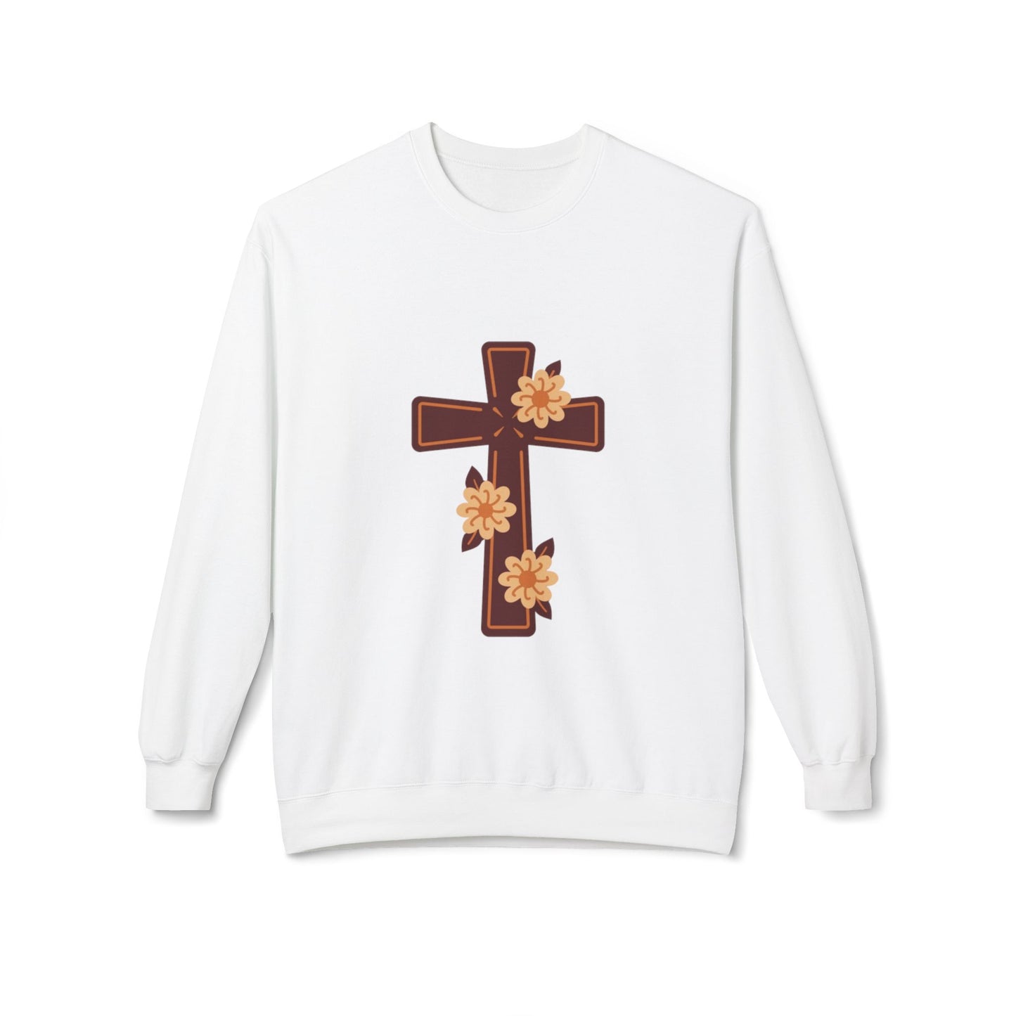 Floral Cross Sweatshirt