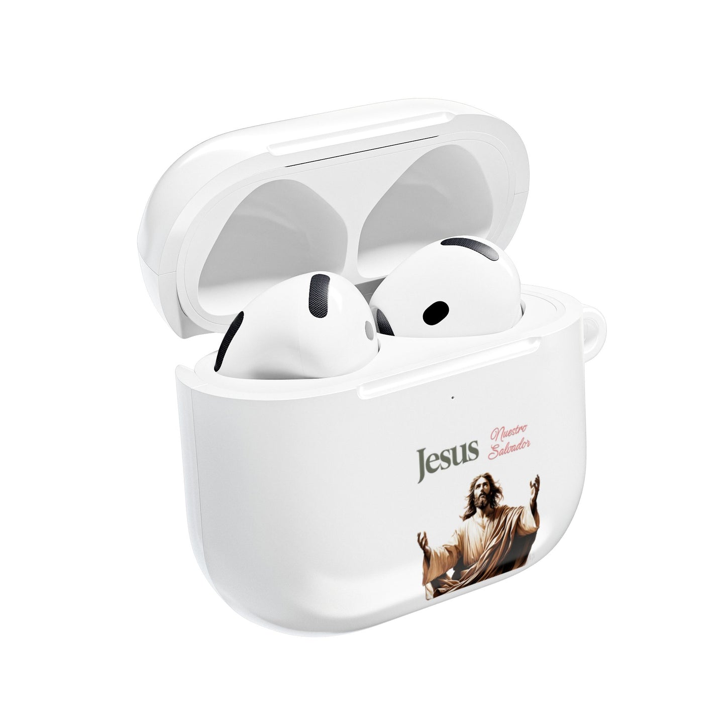 Faith Hope Love AirPod Case — Jesus Maria Christian Protective Cover