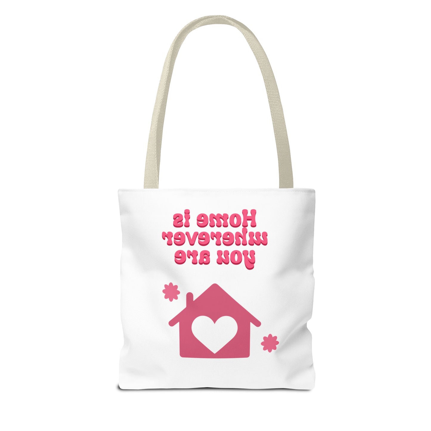 Valentine Love Tote Bag — Romantic Heart Print