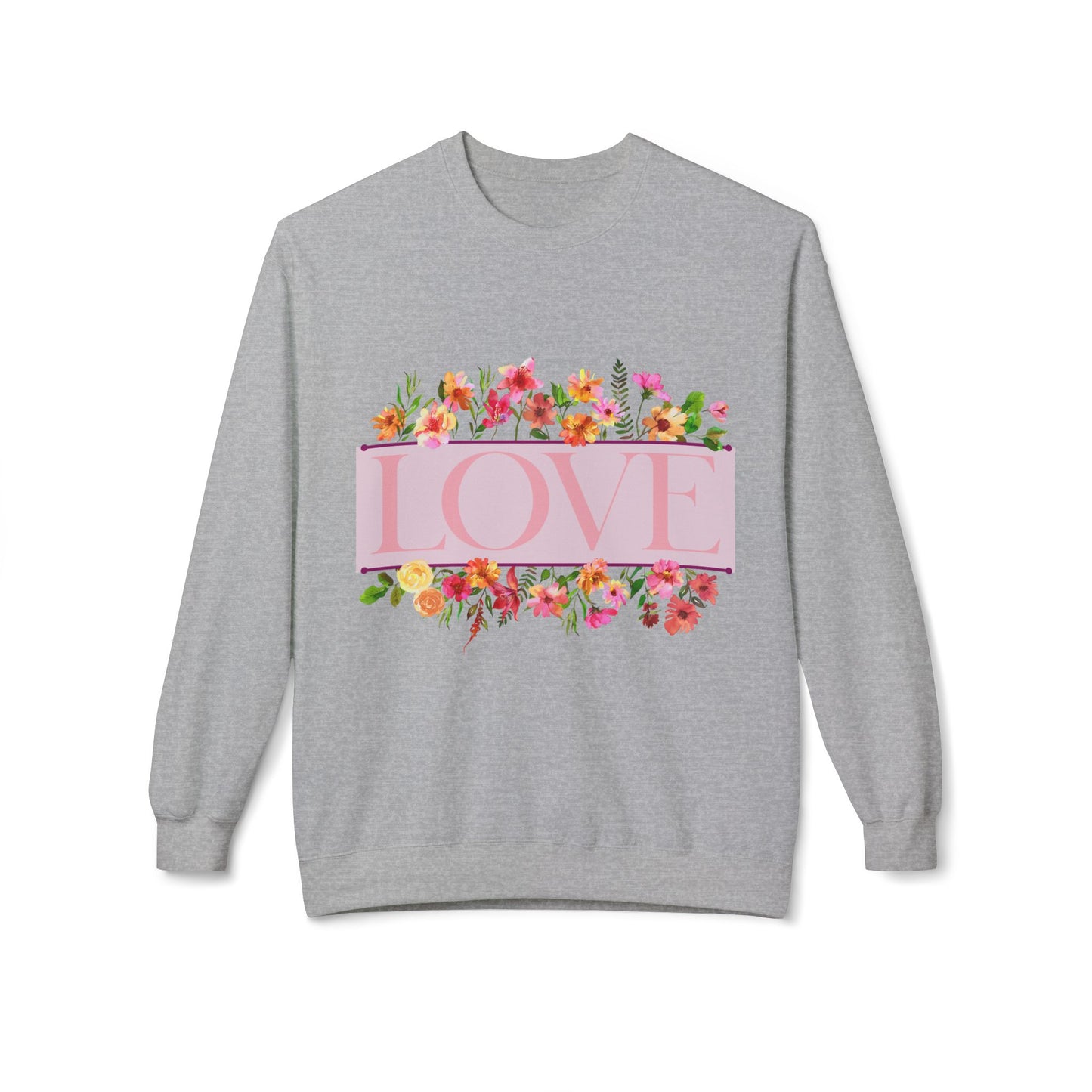 Love Floral Crewneck Sweatshirt