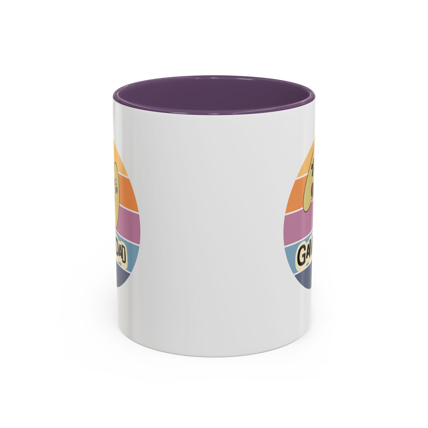Gamer Dad Coffee Mug — Retro Controller Accent Mug (11/15 oz)