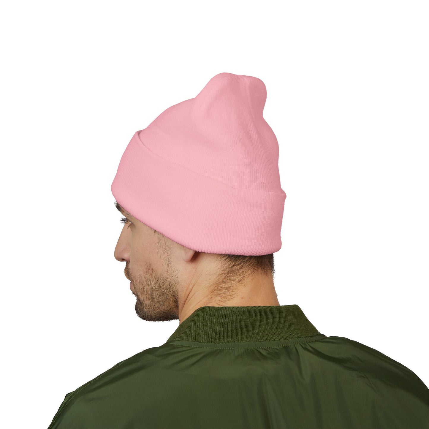 Embroidered 2026 World Cup Trophy Beanie — Soccer Fan Cuffed Knit Hat