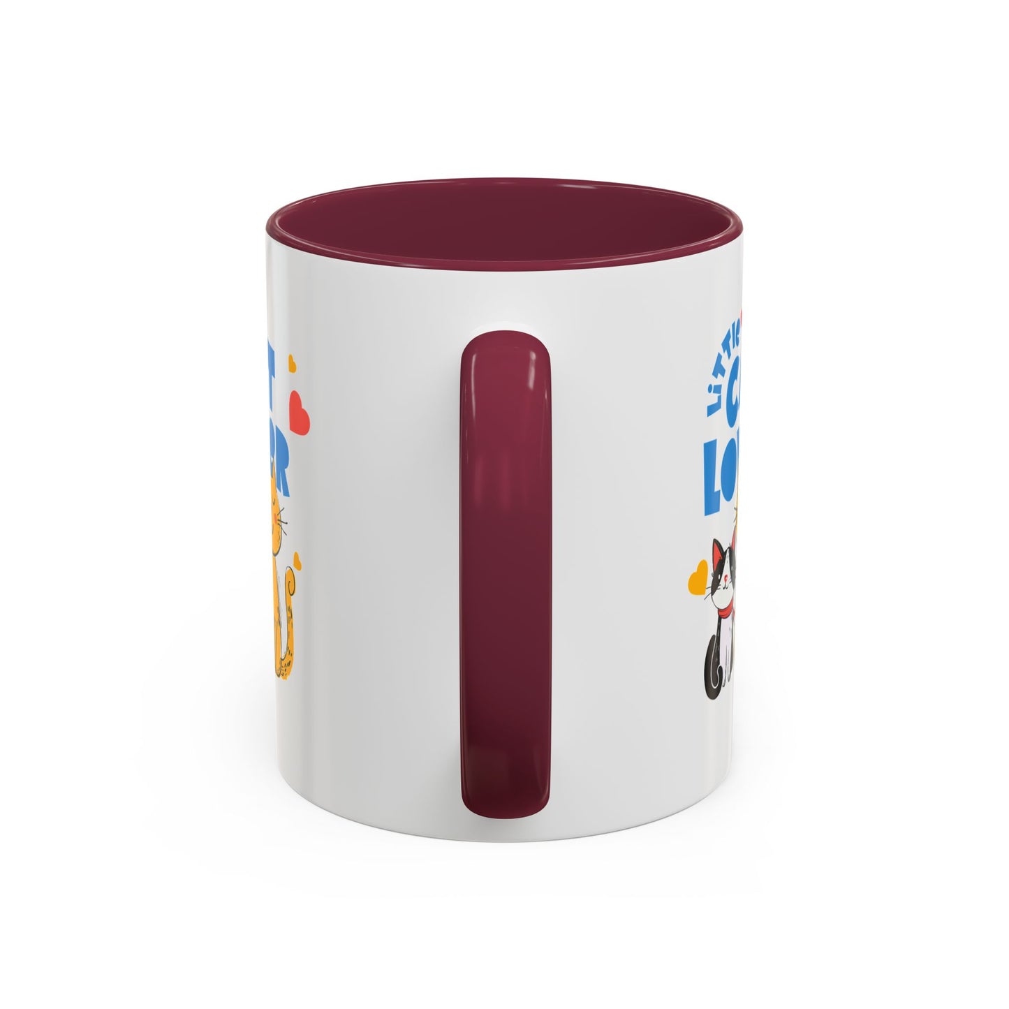Cat Lover Mug — Colorful 11oz/15oz Ceramic Coffee Cup (Little Cat Lover Design)