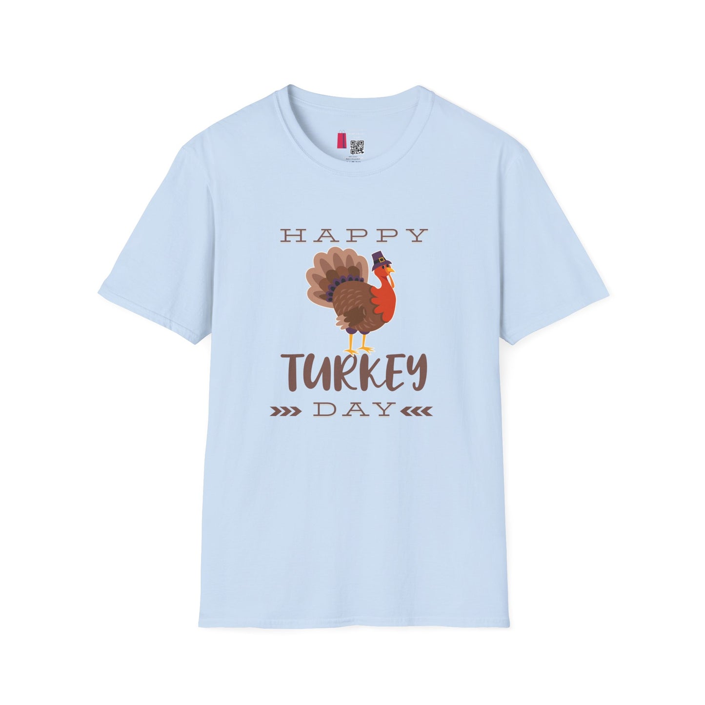 Thanksgiving Unisex Softstyle T-Shirt - Festive Fall Holiday Design