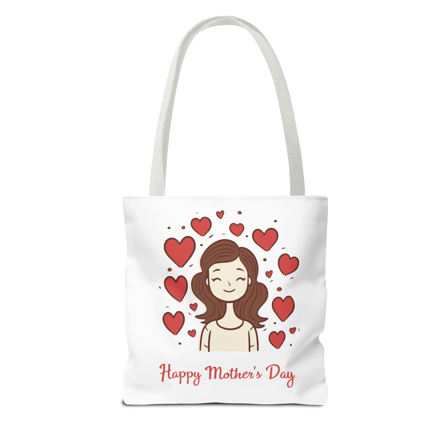 Mother's Day Hearts Tote Bag — Happy Mother's Day Gift Tote