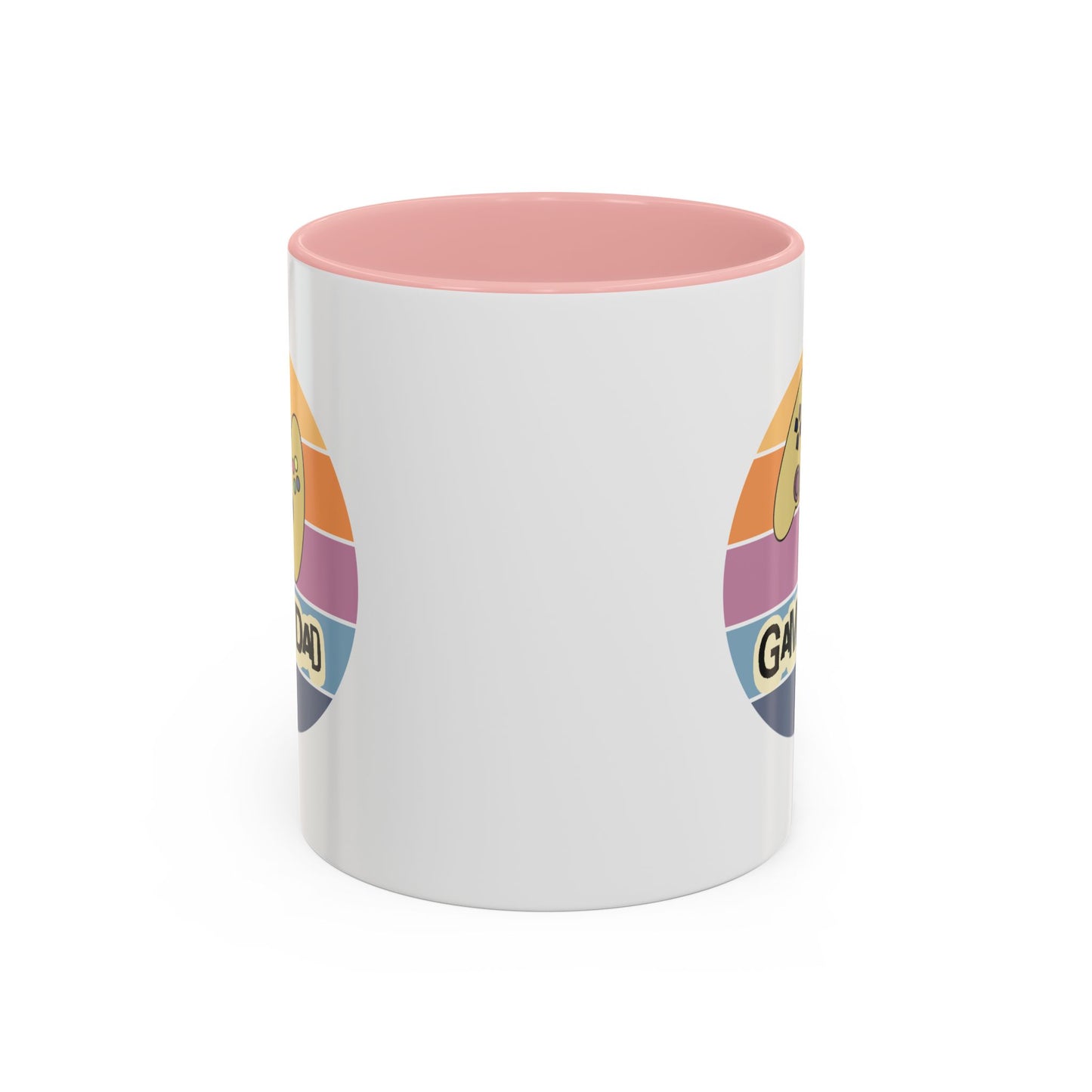 Gamer Dad Coffee Mug — Retro Controller Accent Mug (11/15 oz)