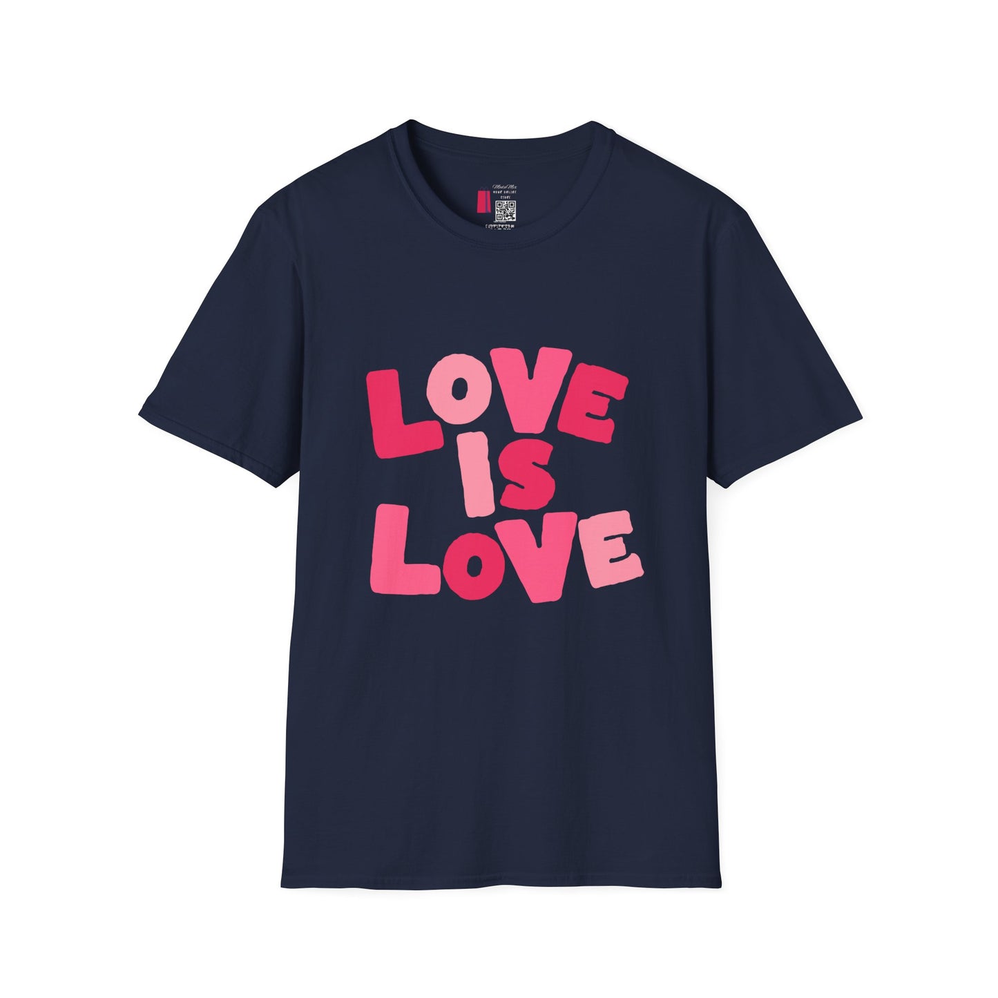 T-Shirt — "Love Is Love" Retro Pink Pride Tee