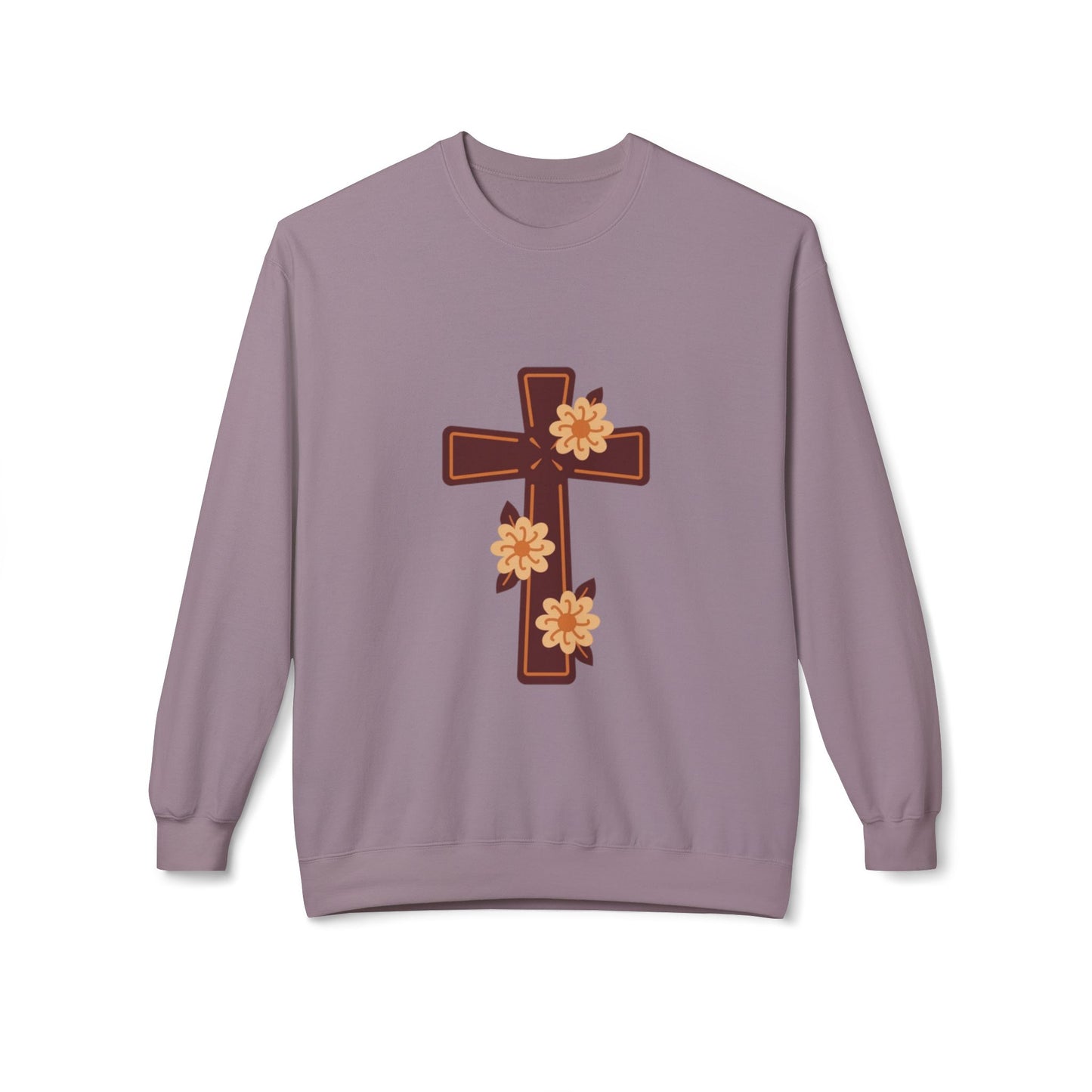 Floral Cross Sweatshirt