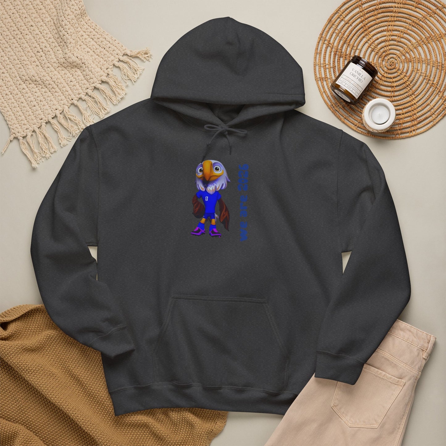 World Cup 2026 USA Eagle Mascot Hoodie — 'We Are 2026' Graphic Pullover