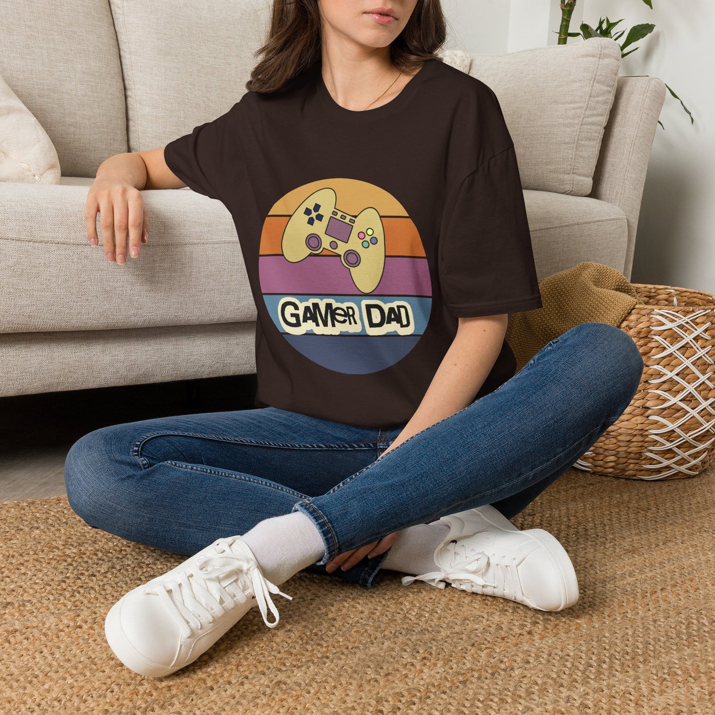 Gamer Dad T-Shirt — Retro Controller Father’s Day Tee