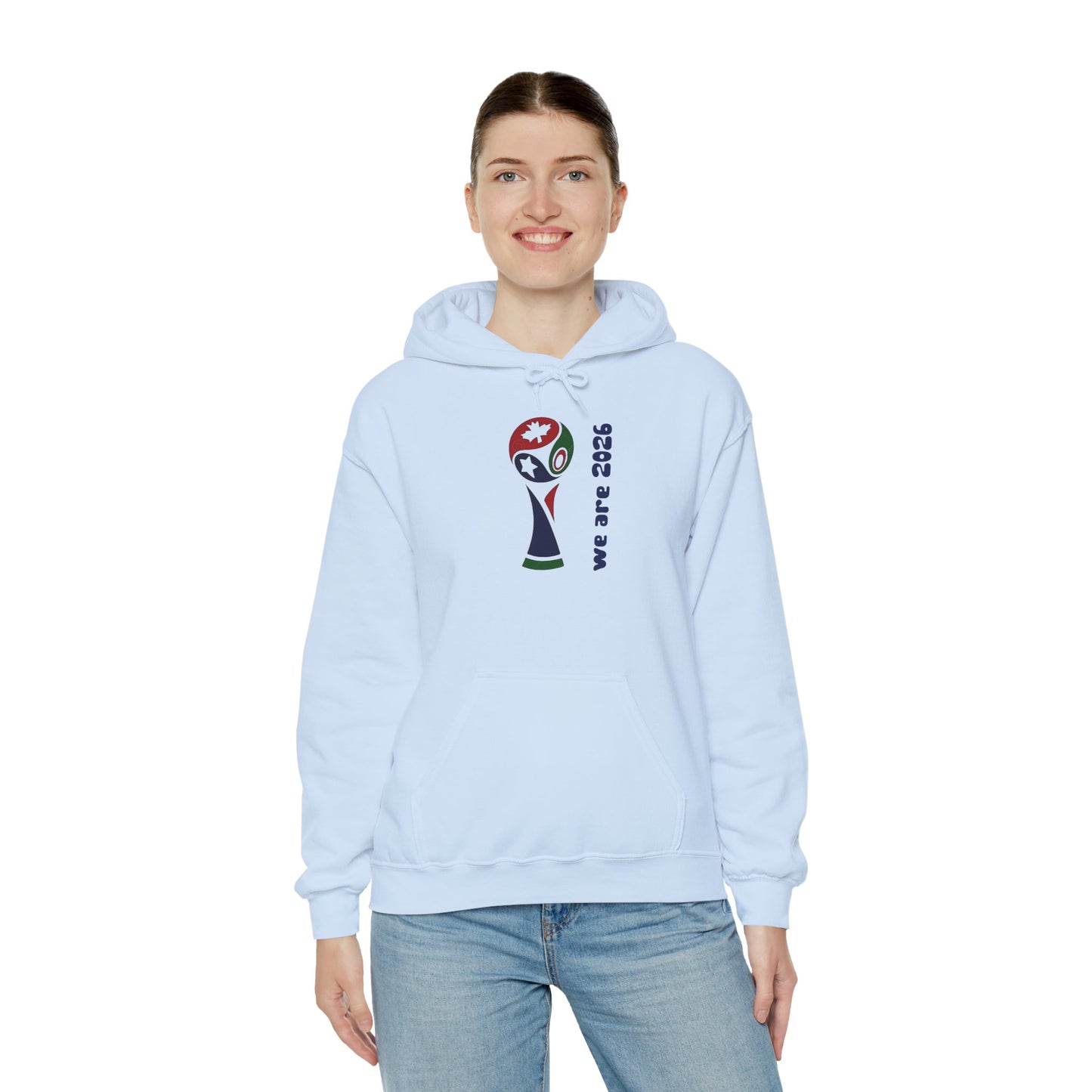 World Cup Trophy Hoodie – “we are 2026” Soccer Fan Sweatshirt