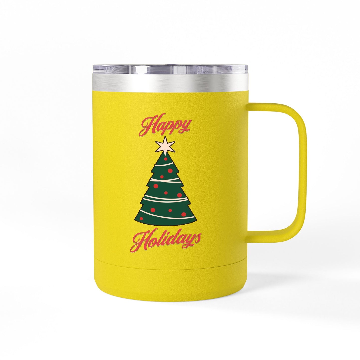 Christmas Coffee Mug Tumbler, 15oz