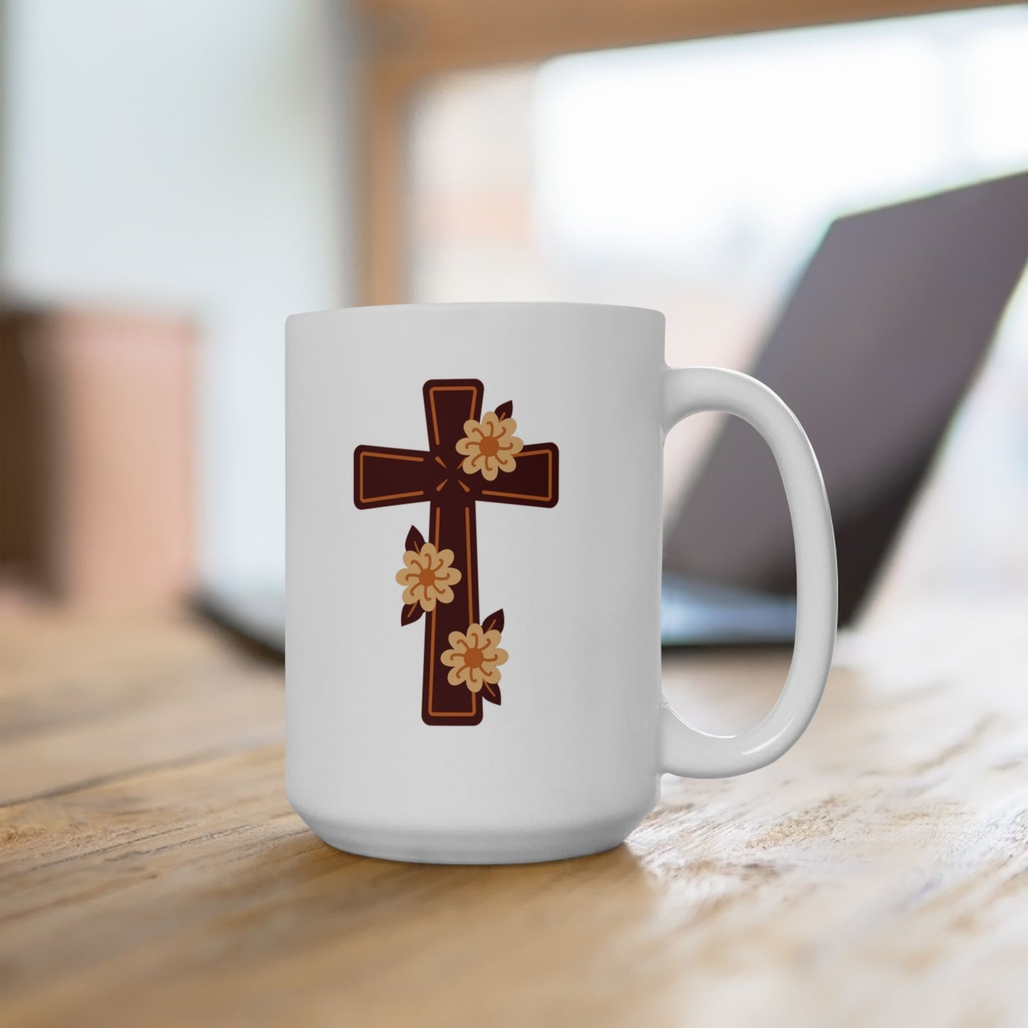 Coffee Lover Ceramic Mug - Cute Coffee Cup Design (11oz & 15oz)