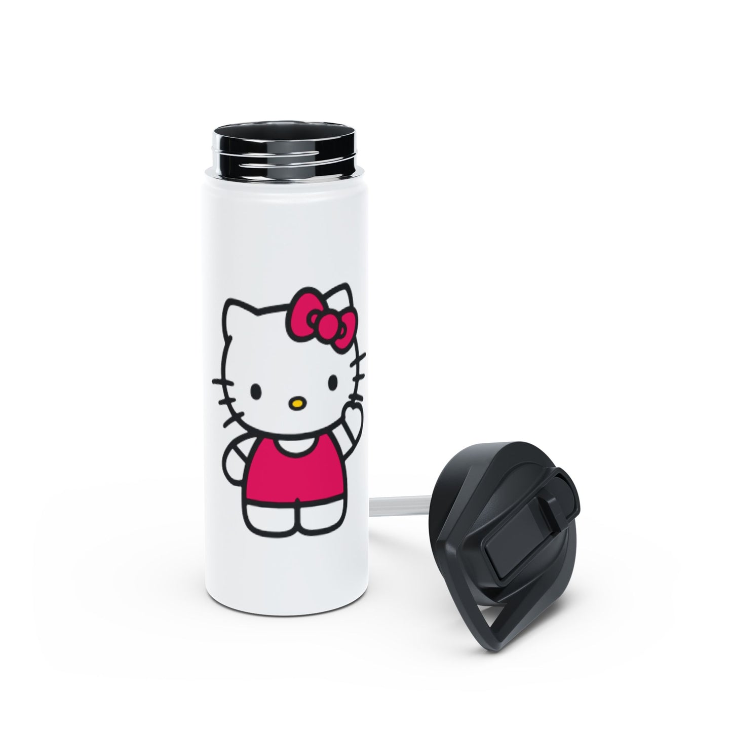Hello Kitty Stainless Steel Water Bottle – Cute Pink Character Travel Bottle