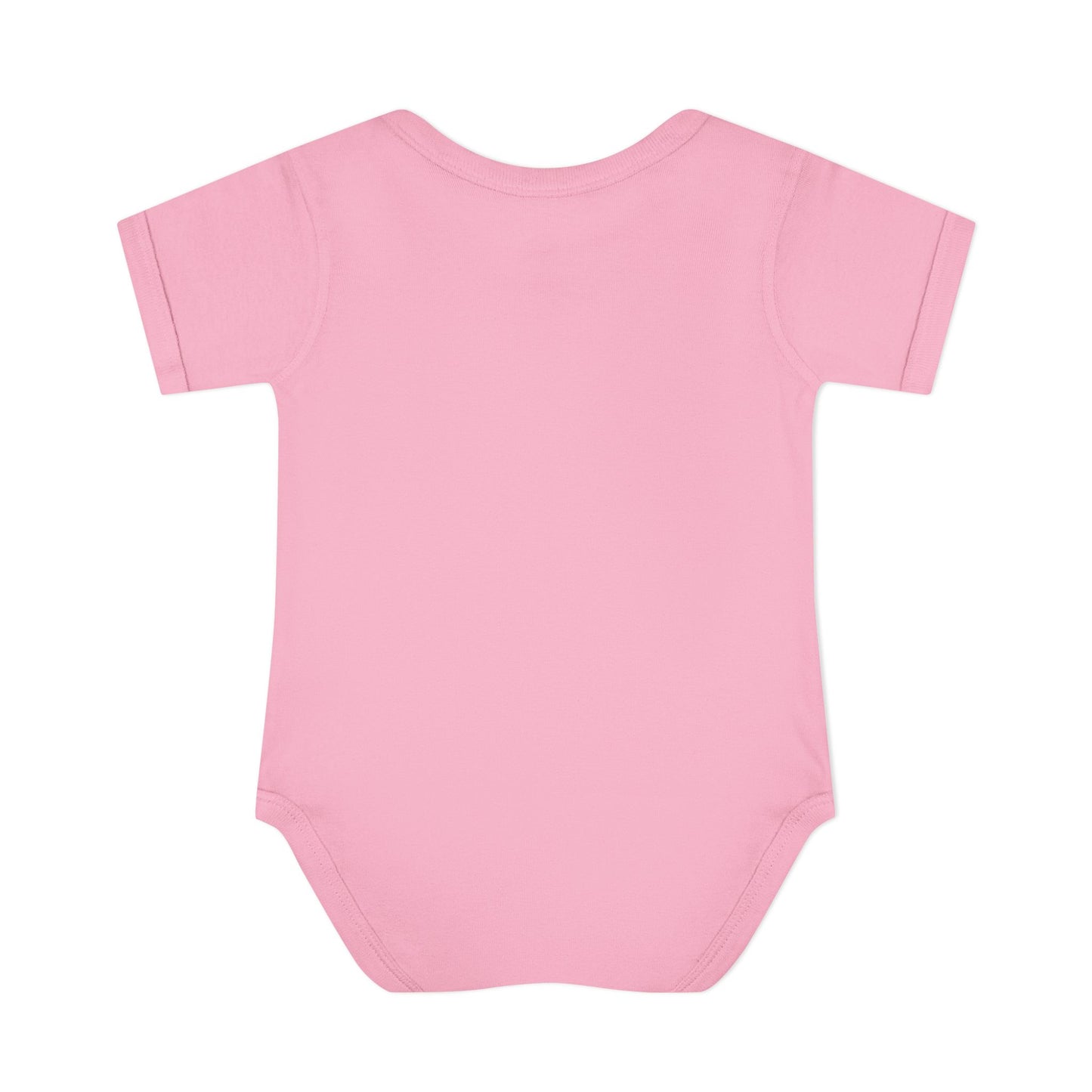 Baby Bodysuit — Cute Rainbow with Smiling Clouds Infant Onesie