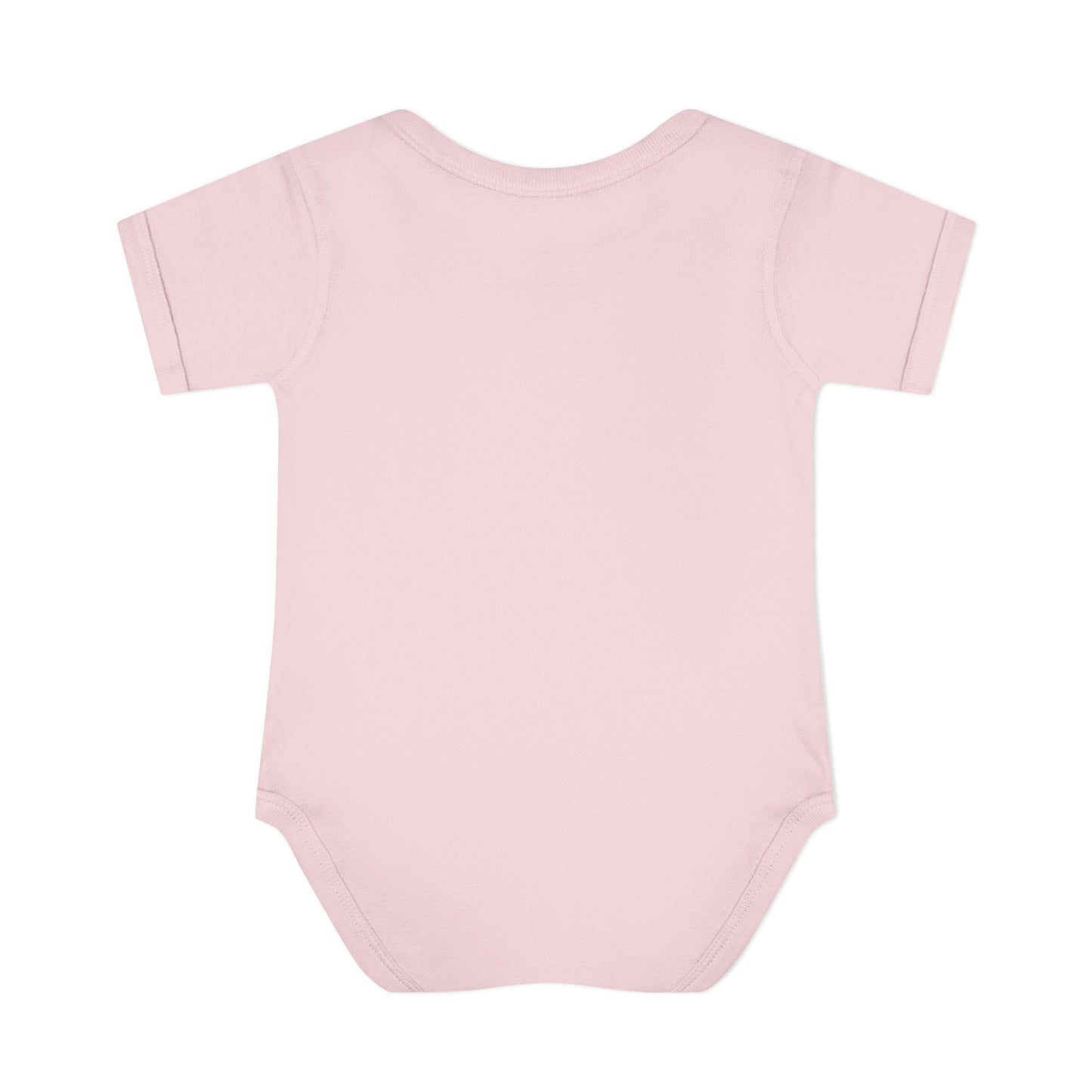 Baby Bodysuit — Cute Rainbow with Smiling Clouds Infant Onesie