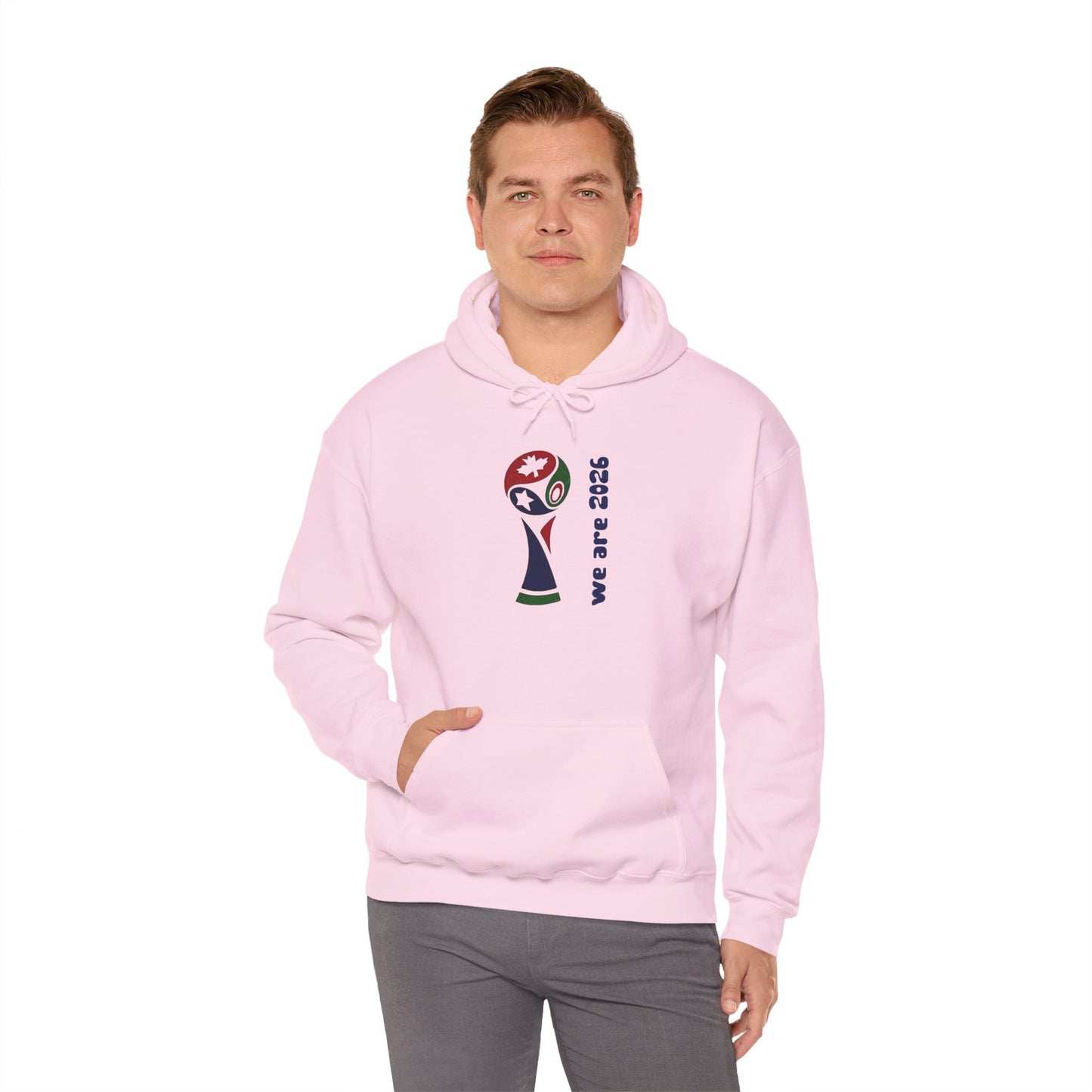 World Cup Trophy Hoodie – “we are 2026” Soccer Fan Sweatshirt