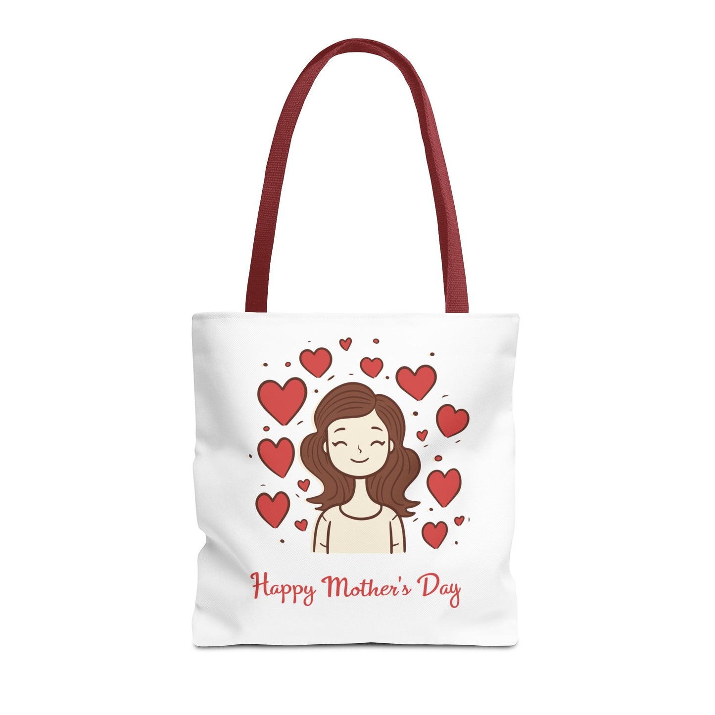 Mother's Day Hearts Tote Bag — Happy Mother's Day Gift Tote
