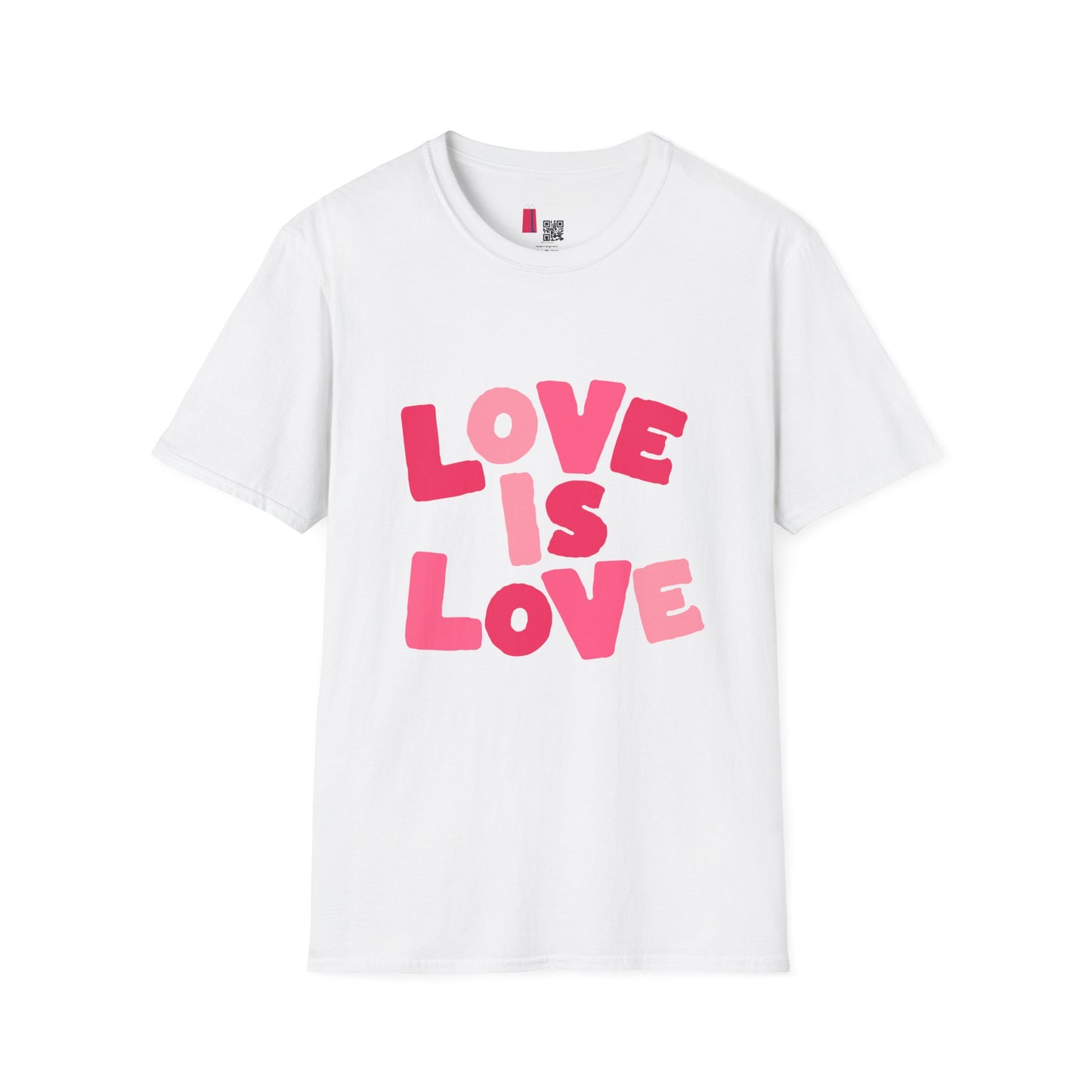 T-Shirt — "Love Is Love" Retro Pink Pride Tee