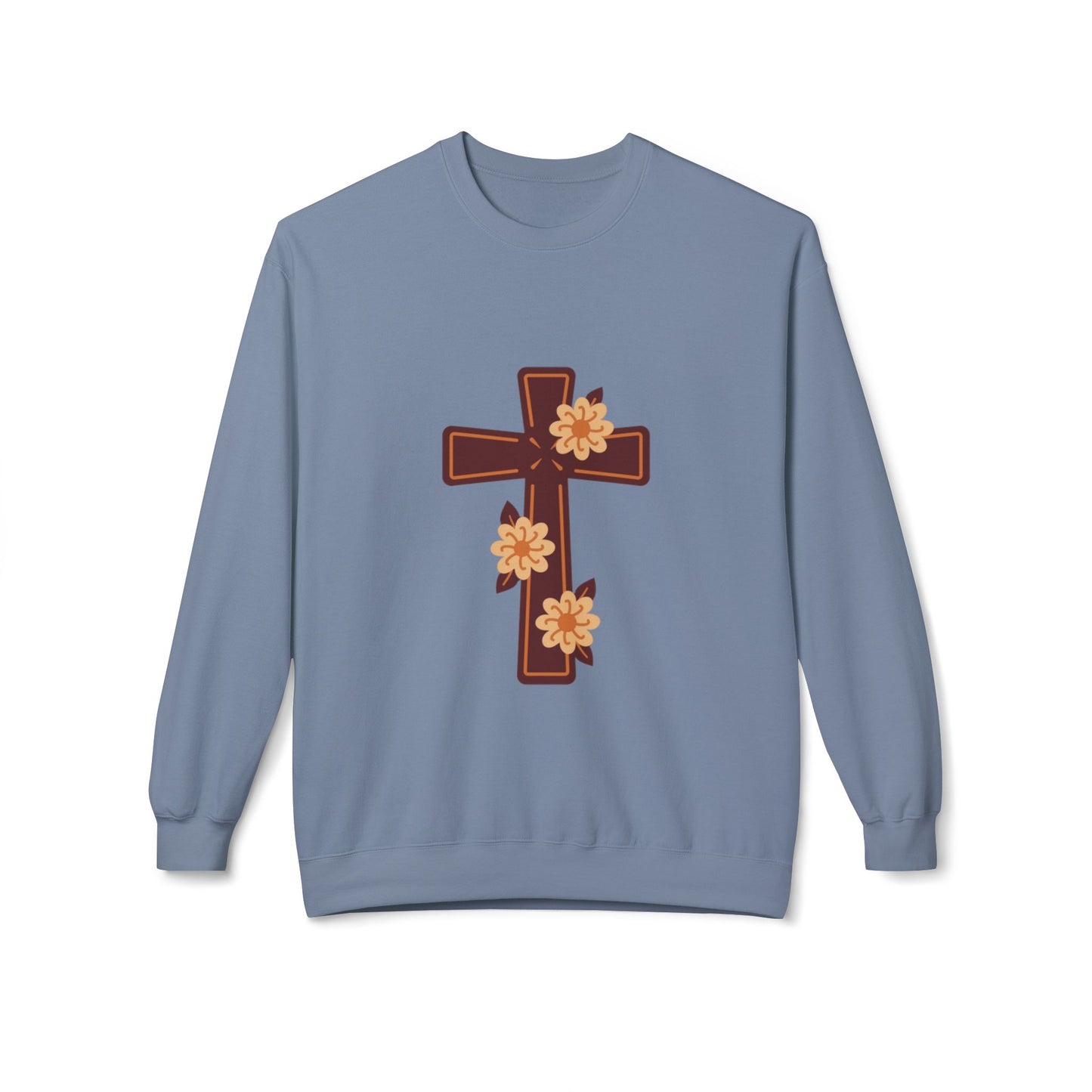 Floral Cross Sweatshirt