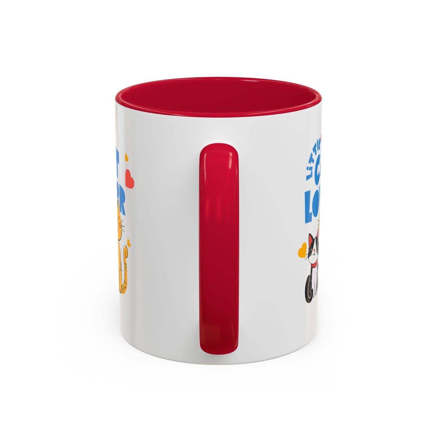 Cat Lover Mug — Colorful 11oz/15oz Ceramic Coffee Cup (Little Cat Lover Design)