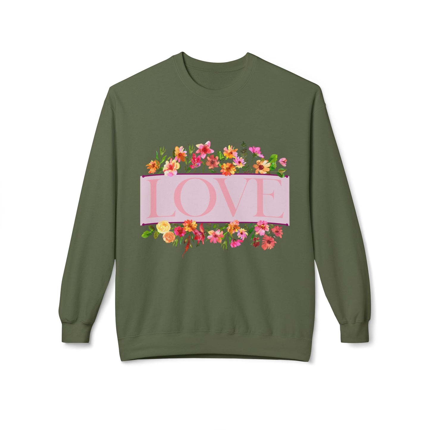 Love Floral Crewneck Sweatshirt
