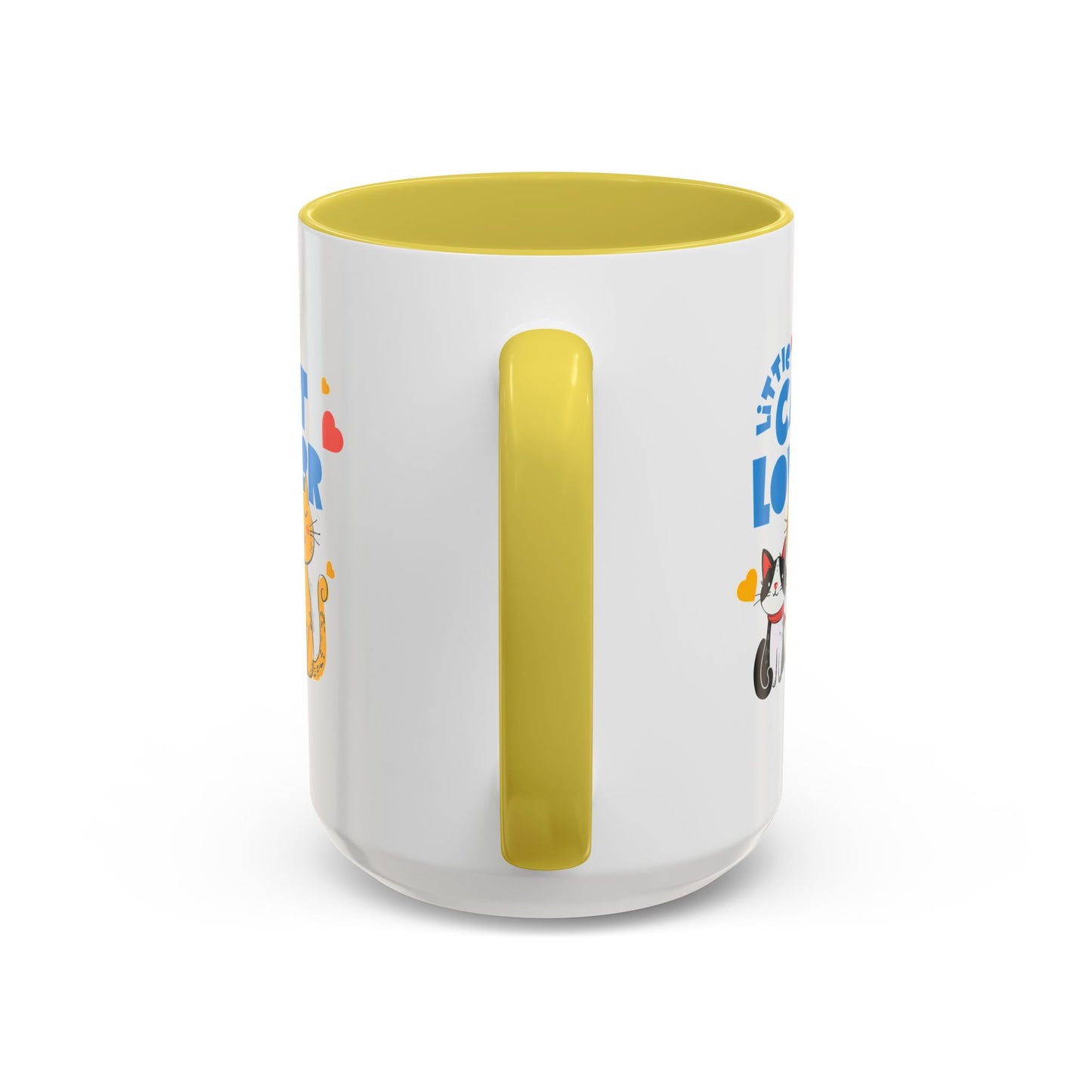 Cat Lover Mug — Colorful 11oz/15oz Ceramic Coffee Cup (Little Cat Lover Design)
