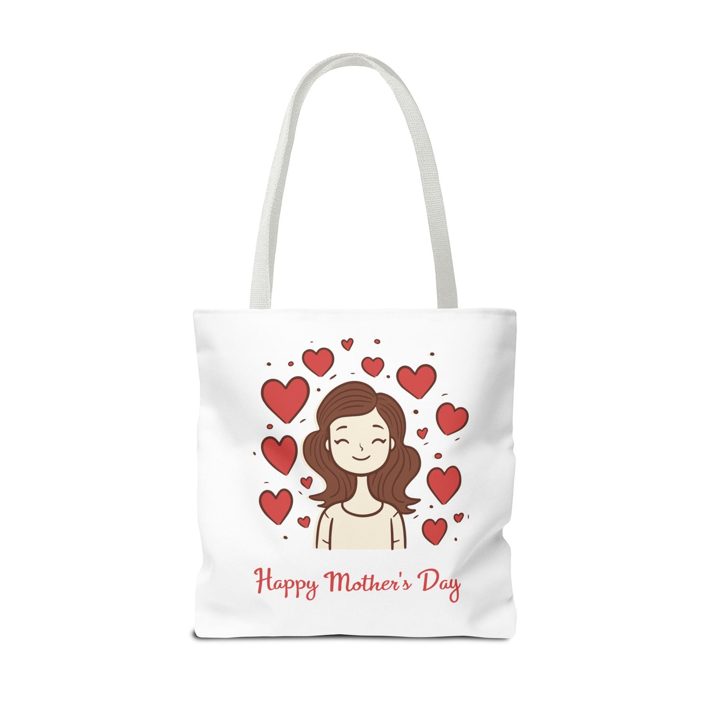 Mother's Day Hearts Tote Bag — Happy Mother's Day Gift Tote