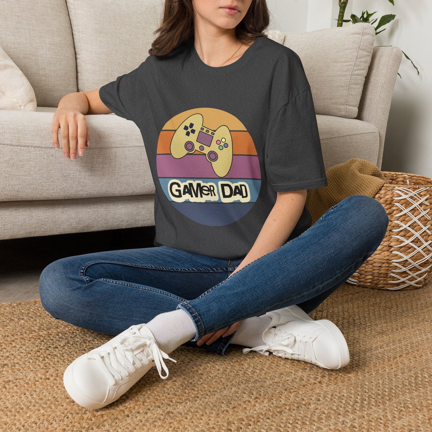 Gamer Dad T-Shirt — Retro Controller Father’s Day Tee