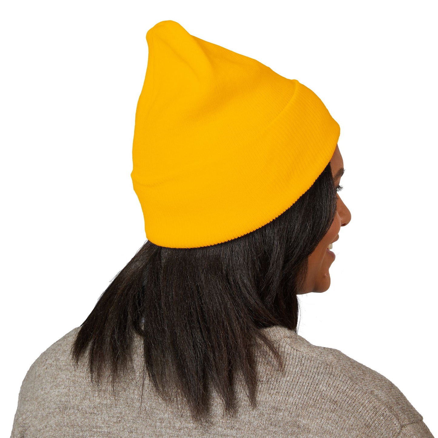 Embroidered 2026 World Cup Trophy Beanie — Soccer Fan Cuffed Knit Hat