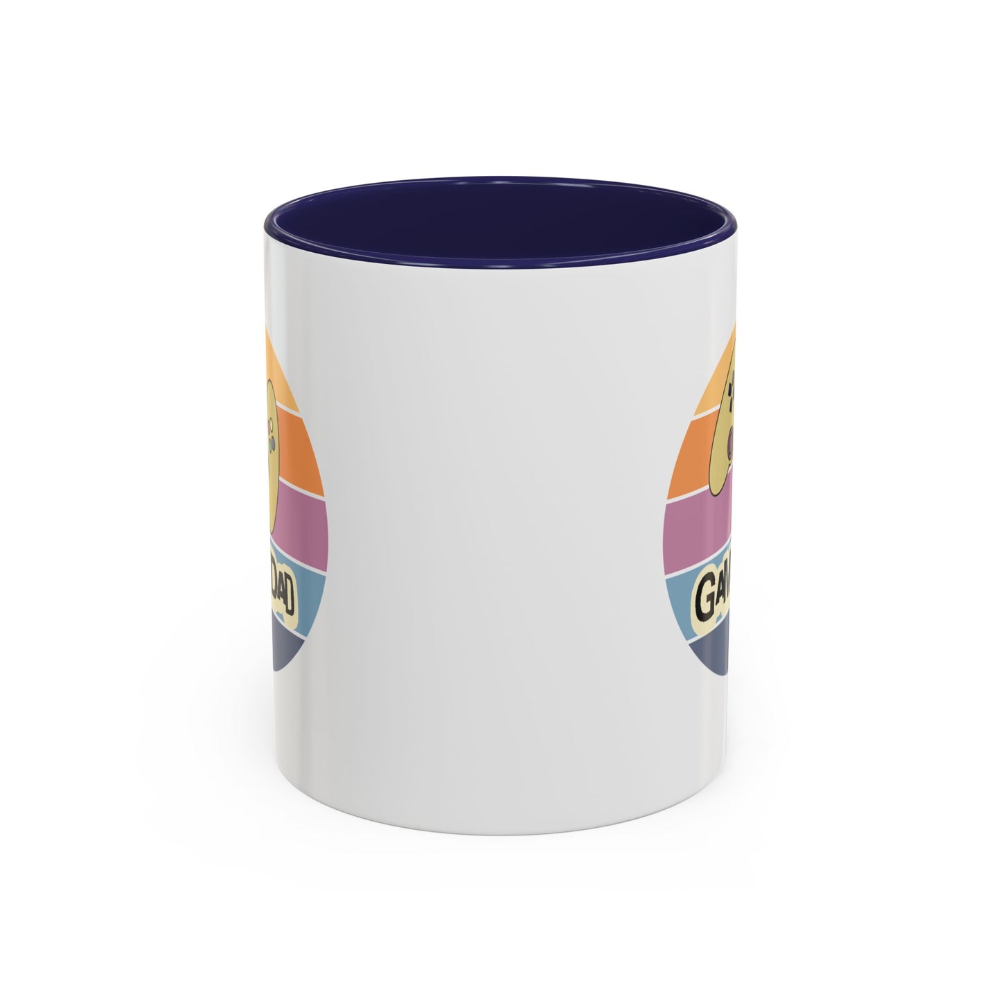 Gamer Dad Coffee Mug — Retro Controller Accent Mug (11/15 oz)