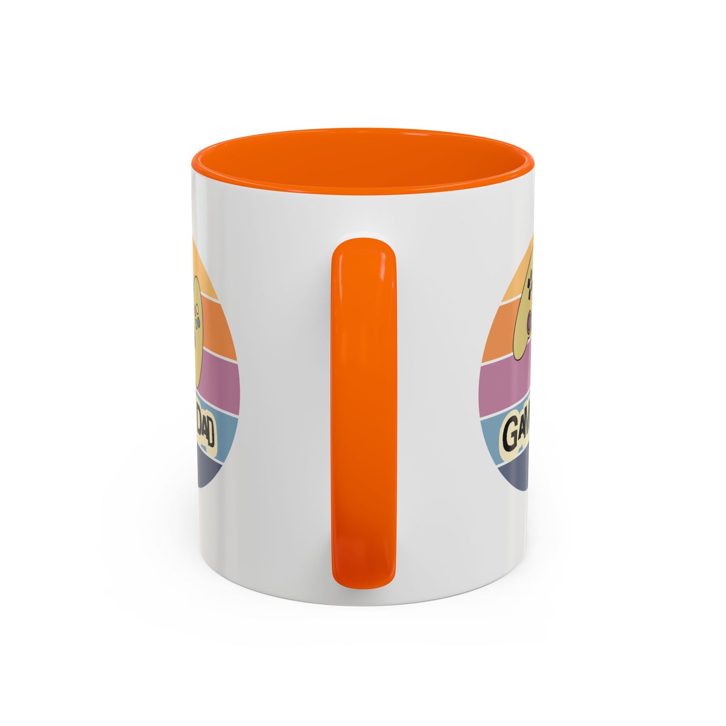 Gamer Dad Coffee Mug — Retro Controller Accent Mug (11/15 oz)