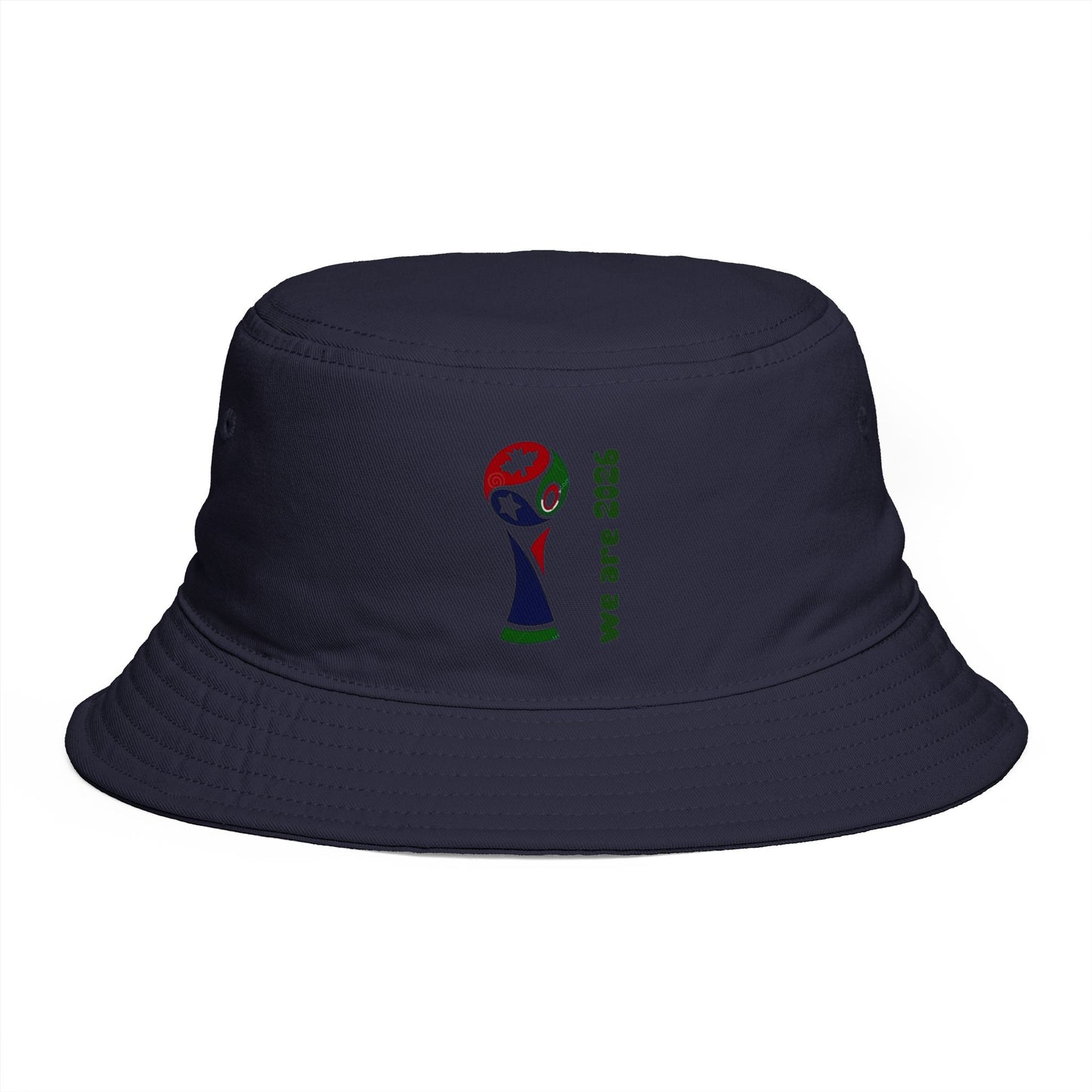 2026 World Cup Trophy Brown Bucket Hat – Soccer Fans Casual Sun Hat