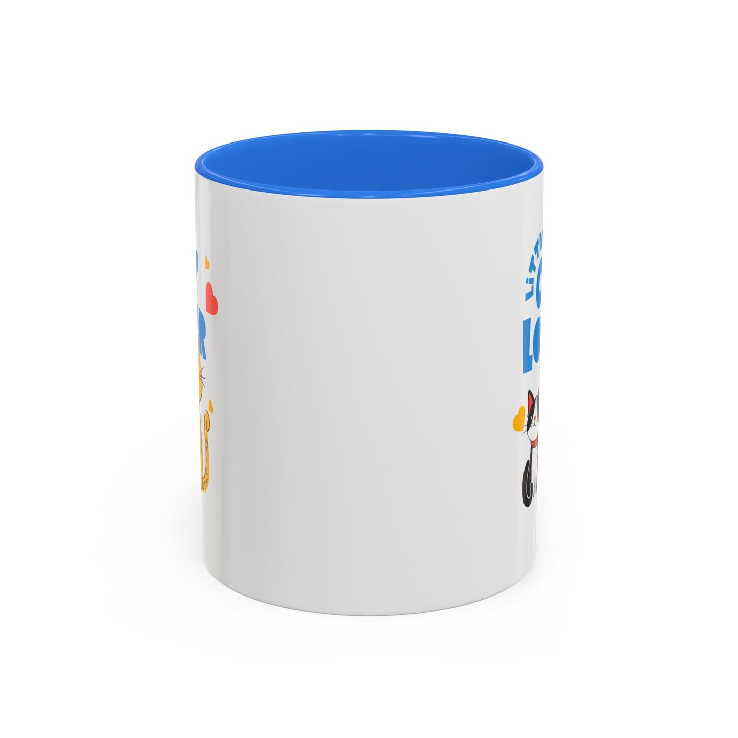 Cat Lover Mug — Colorful 11oz/15oz Ceramic Coffee Cup (Little Cat Lover Design)