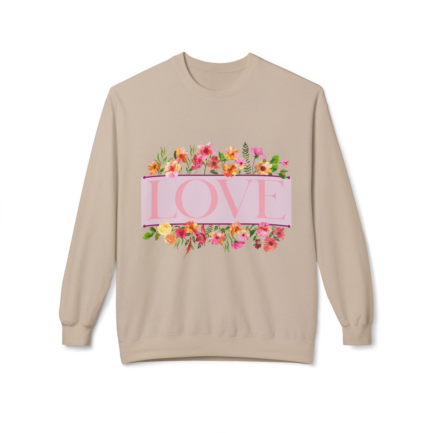 Love Floral Crewneck Sweatshirt