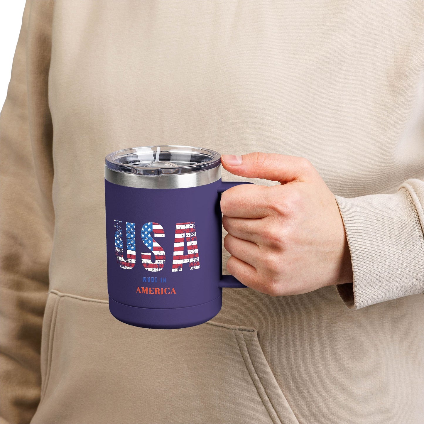 Coffee Mug Tumbler - 4th of July Celebration 15oz