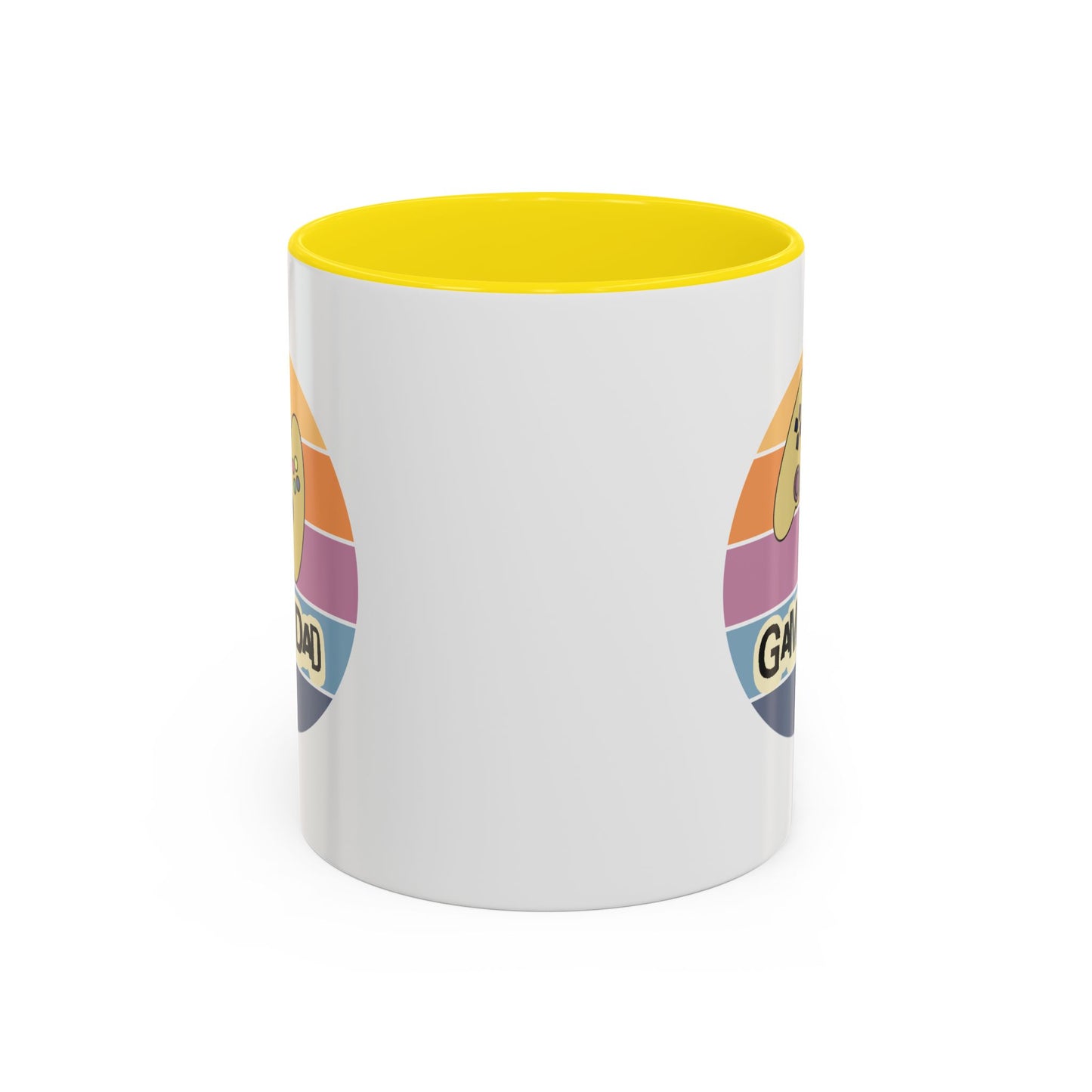 Gamer Dad Coffee Mug — Retro Controller Accent Mug (11/15 oz)