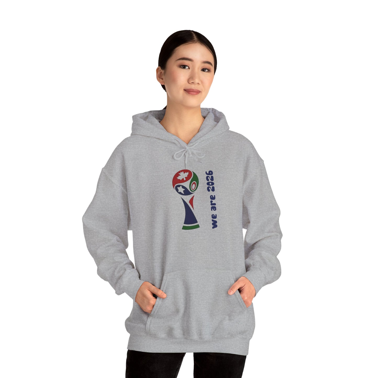 World Cup Trophy Hoodie – “we are 2026” Soccer Fan Sweatshirt