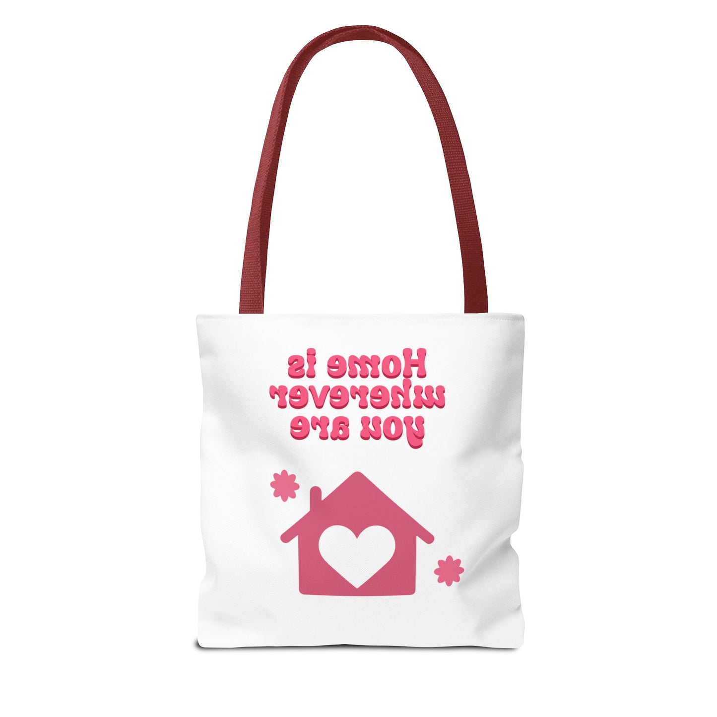 Valentine Love Tote Bag — Romantic Heart Print