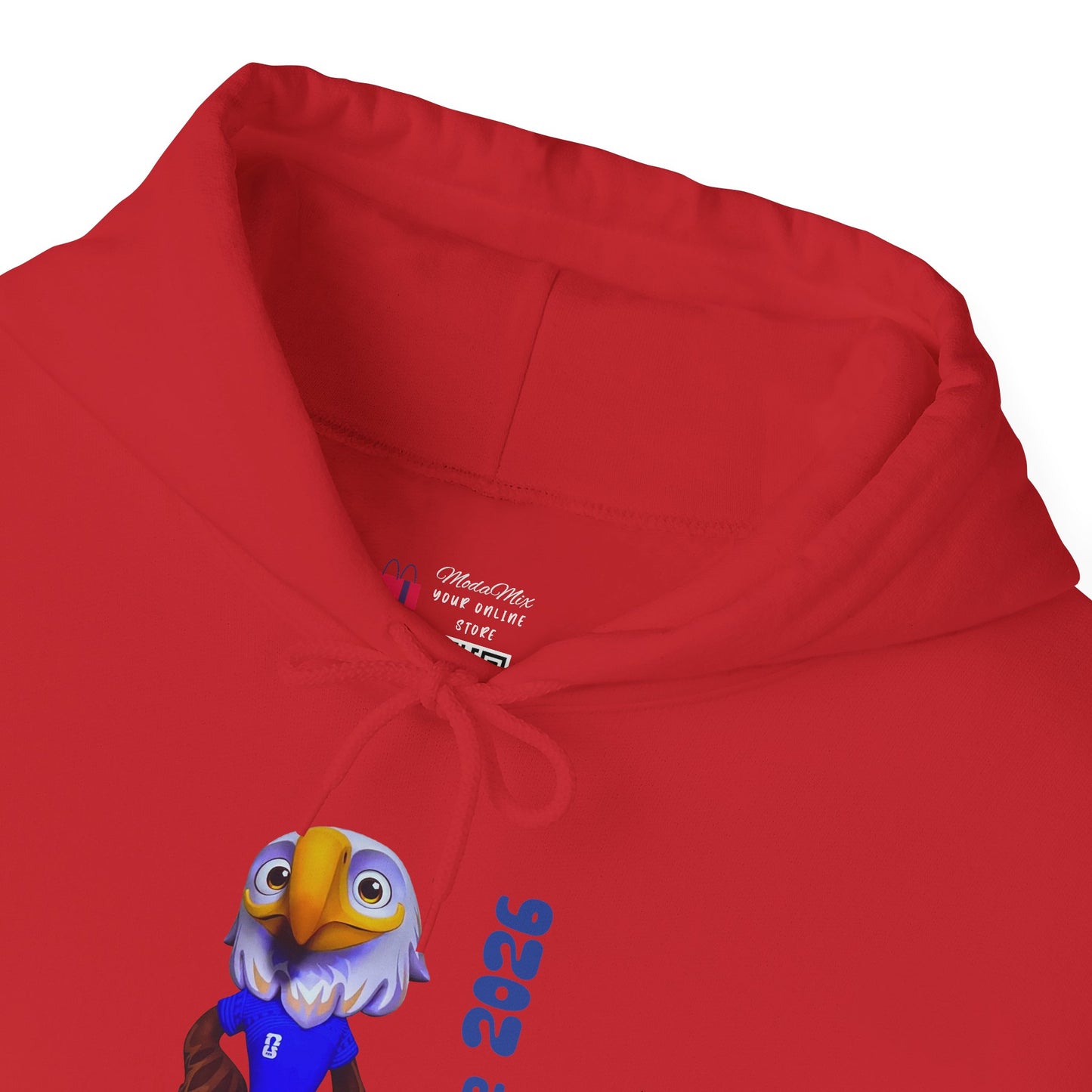World Cup 2026 USA Eagle Mascot Hoodie — 'We Are 2026' Graphic Pullover