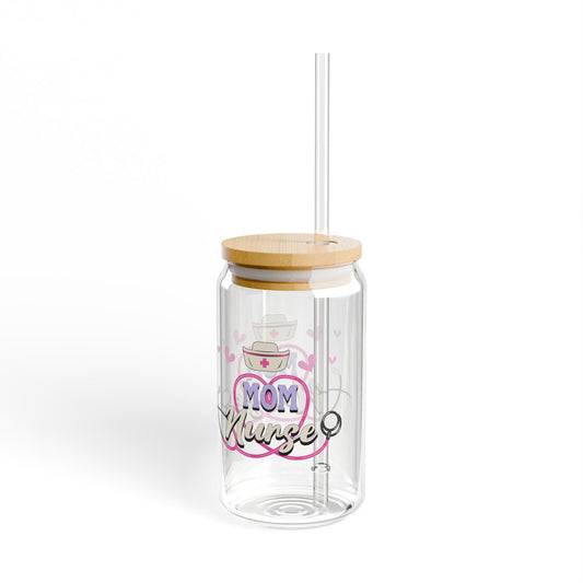 Mom Nurse Sipper Glass, 16oz