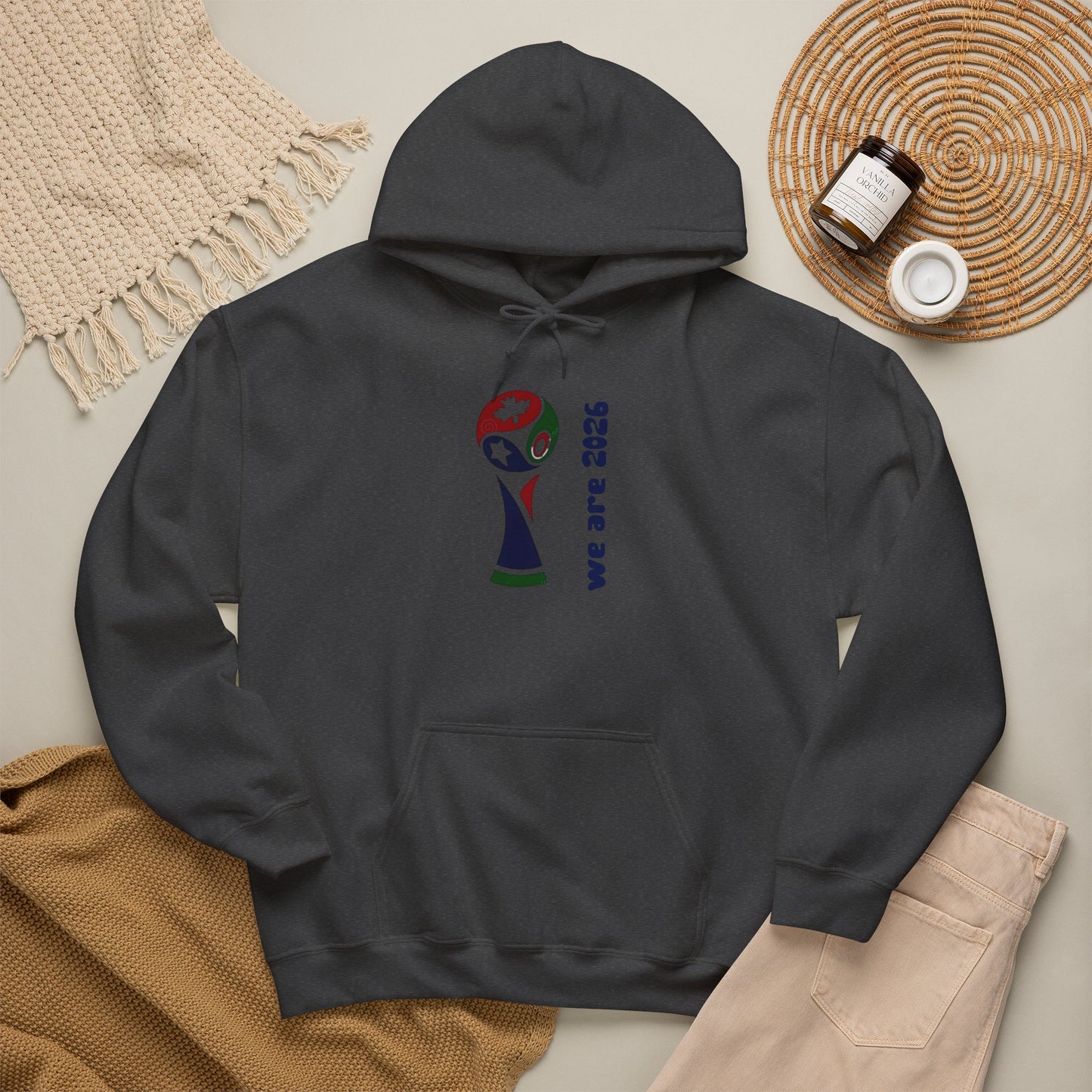 World Cup Trophy Hoodie – “we are 2026” Soccer Fan Sweatshirt