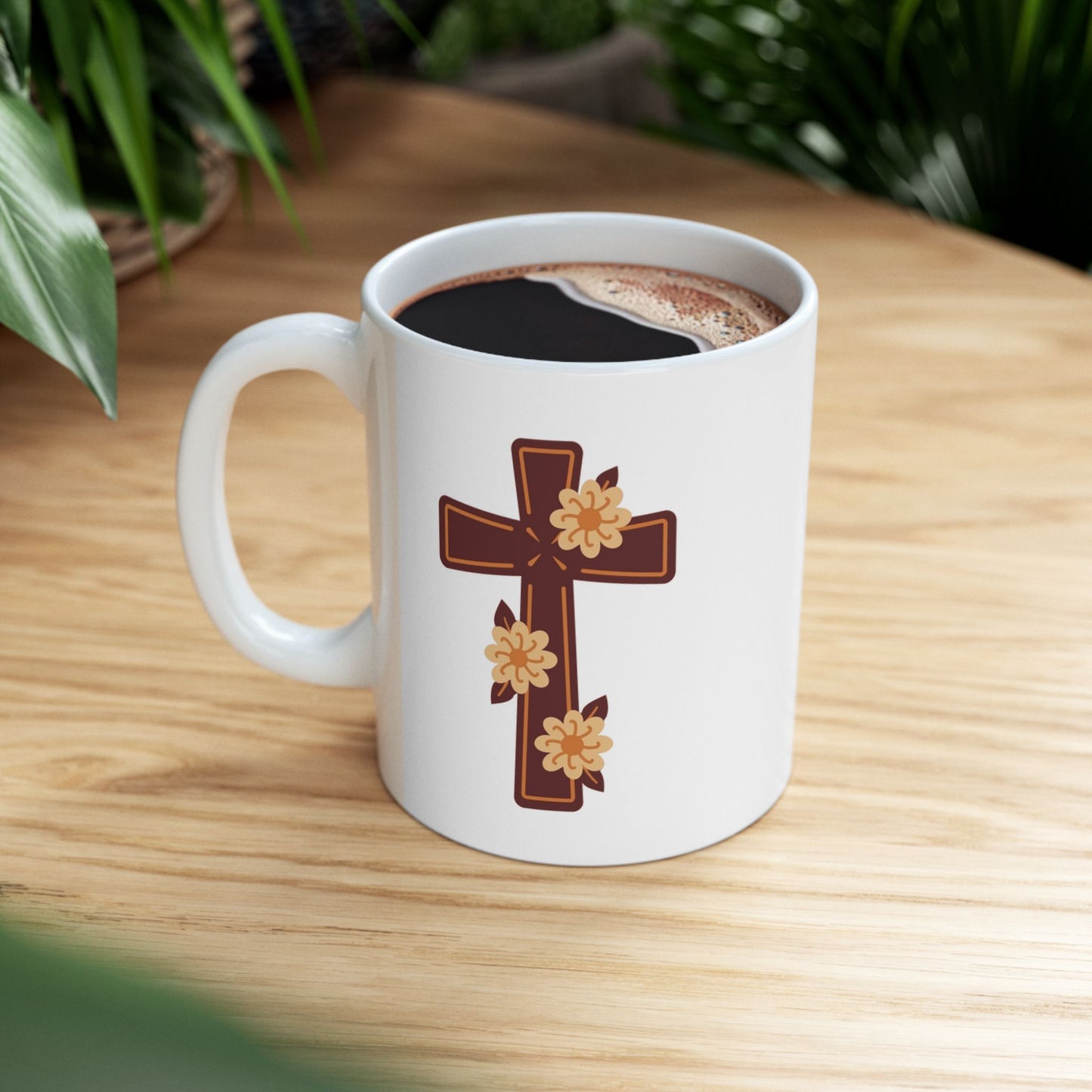 Coffee Lover Ceramic Mug - Cute Coffee Cup Design (11oz & 15oz)