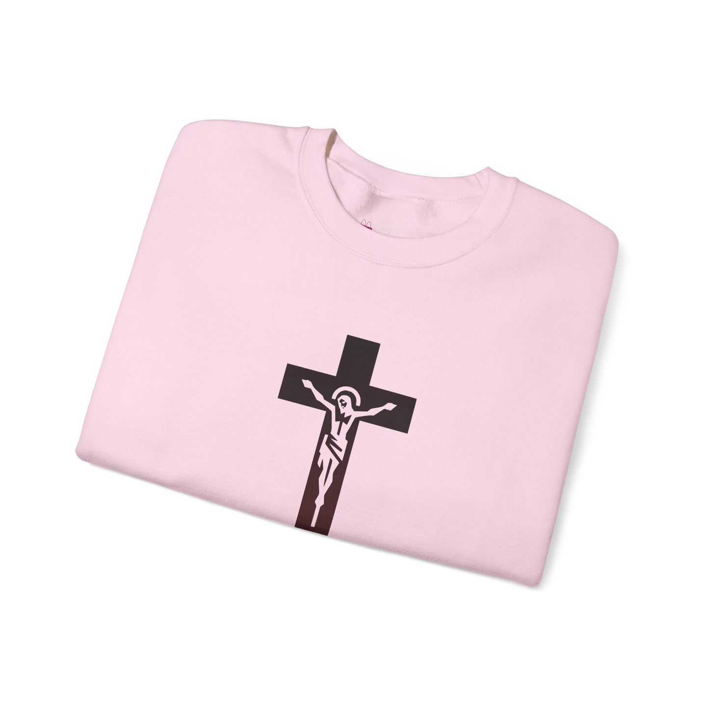 Jesus Cross Crewneck Sweatshirt — "The Way, The Truth, The Life" Christian Pullover